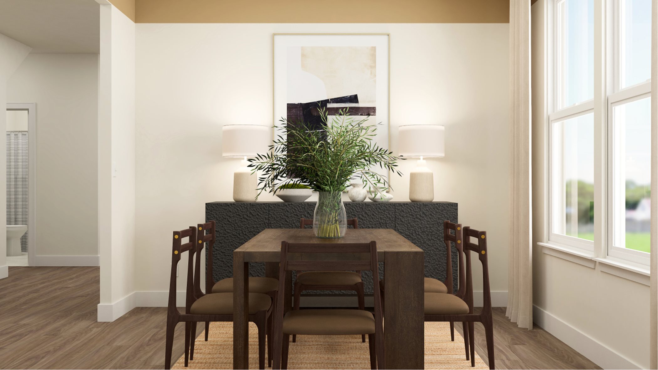 Mendocino Luxe dining room