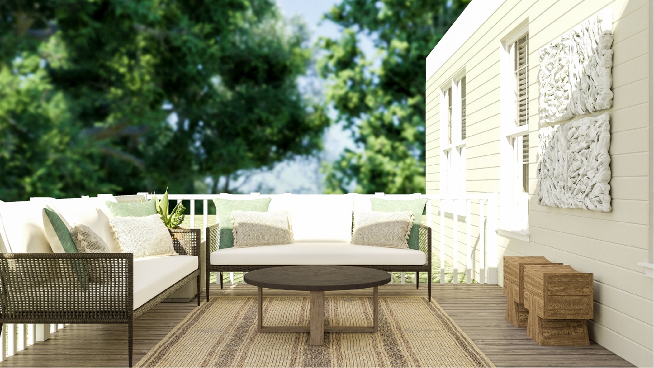 Savannah Deck with outdoor furniture