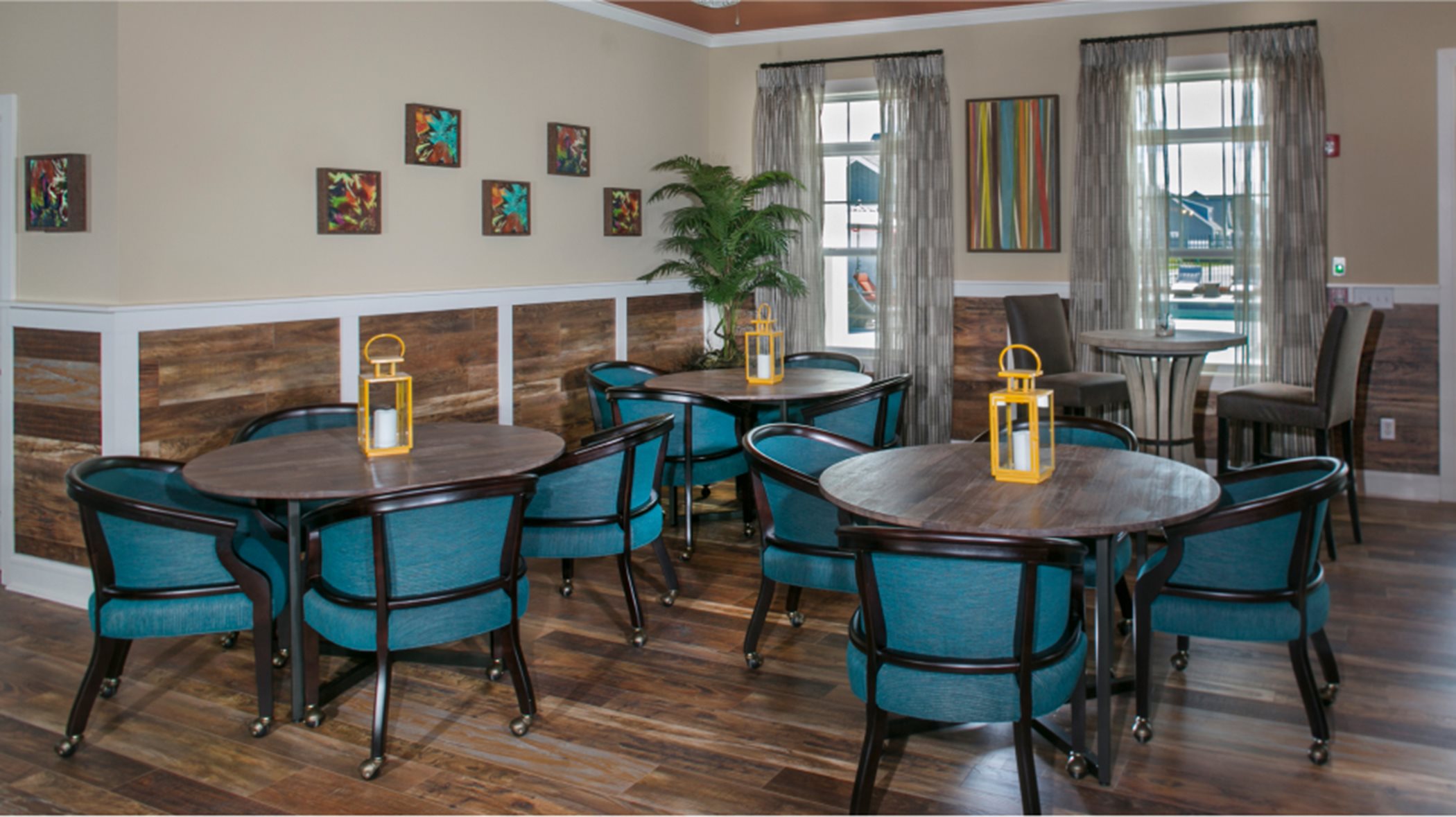 Heritage Creek Amenity Clubhouse Party tables