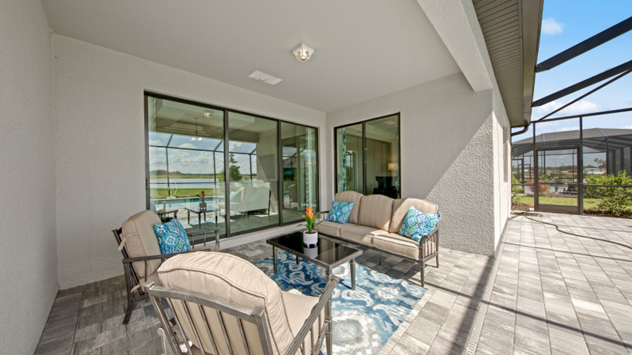 Portico Manor homes The Summerville II Outdoor Space