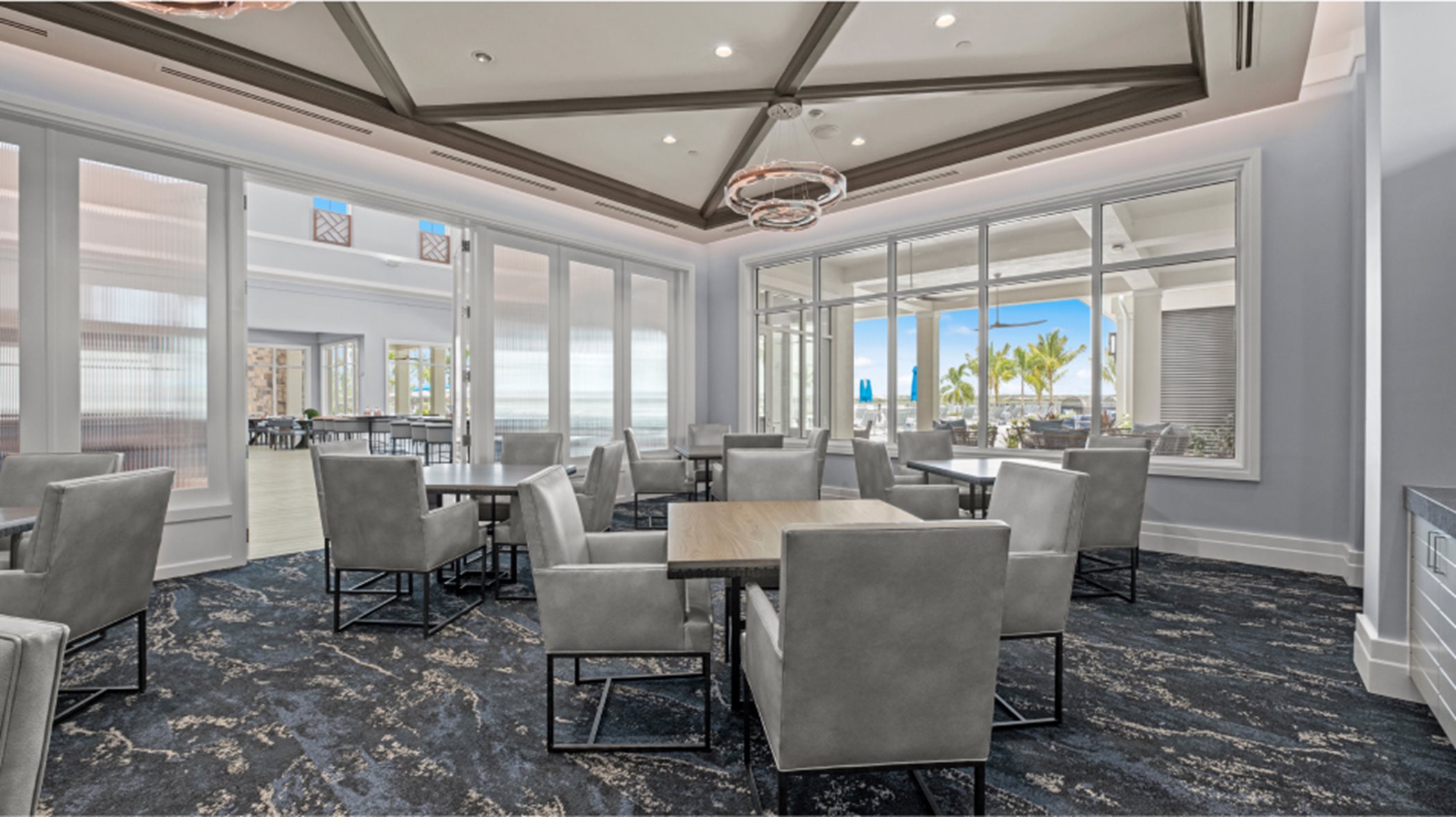 Wildblue Clubhouse dining room