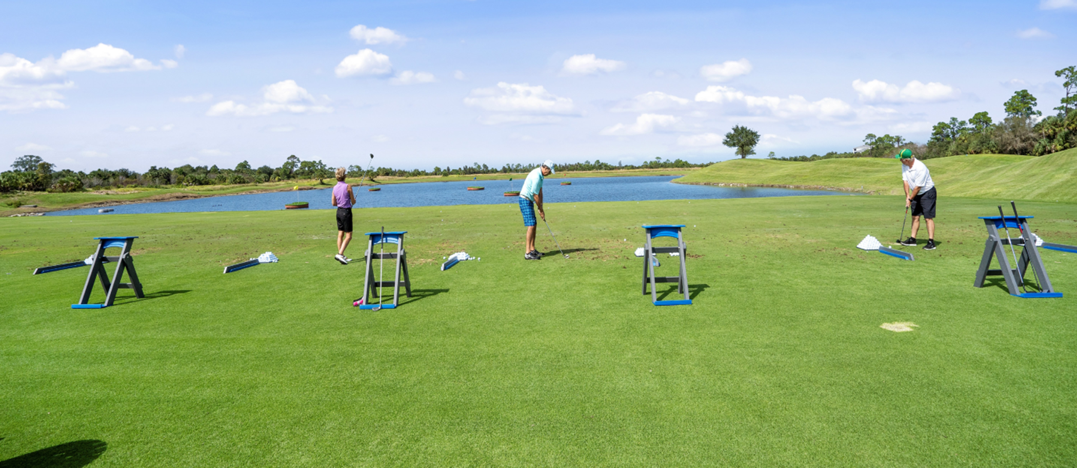 Heritage Landing golf course aqua range