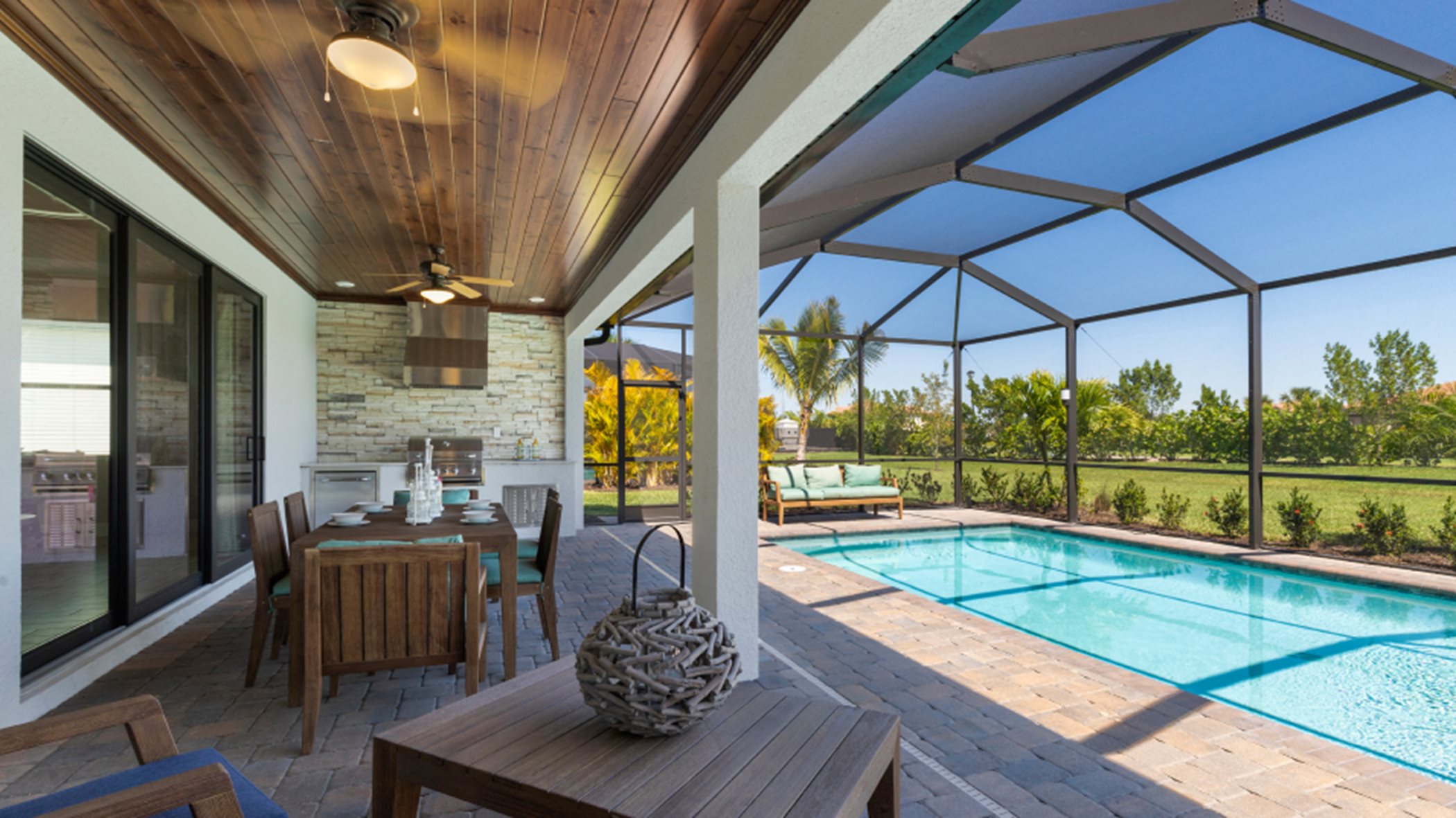 The-National-at-Ave-Maria Executive Homes Victoria Outdoor Space