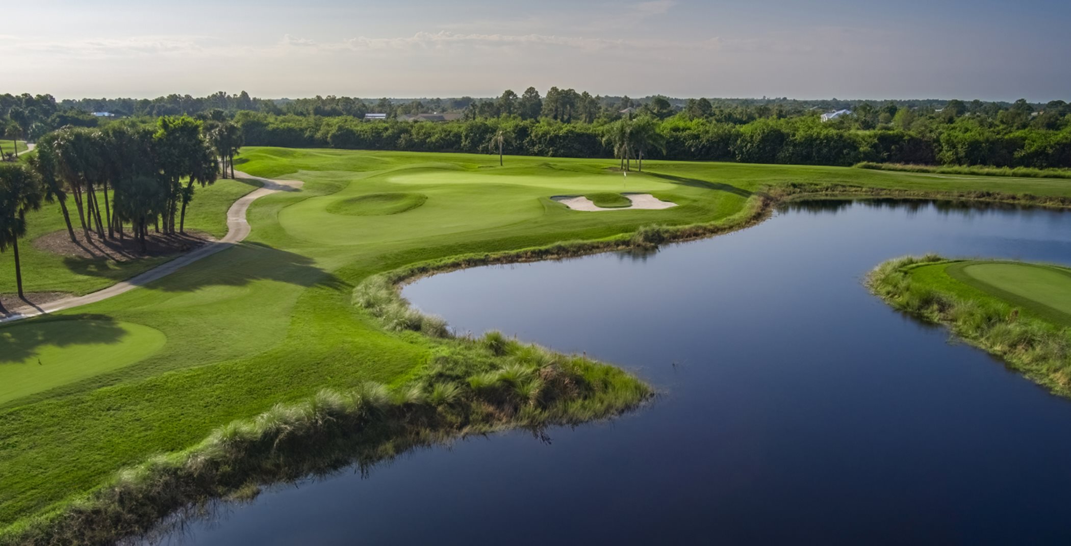 Aerial view of Ibis Landing Golf Course