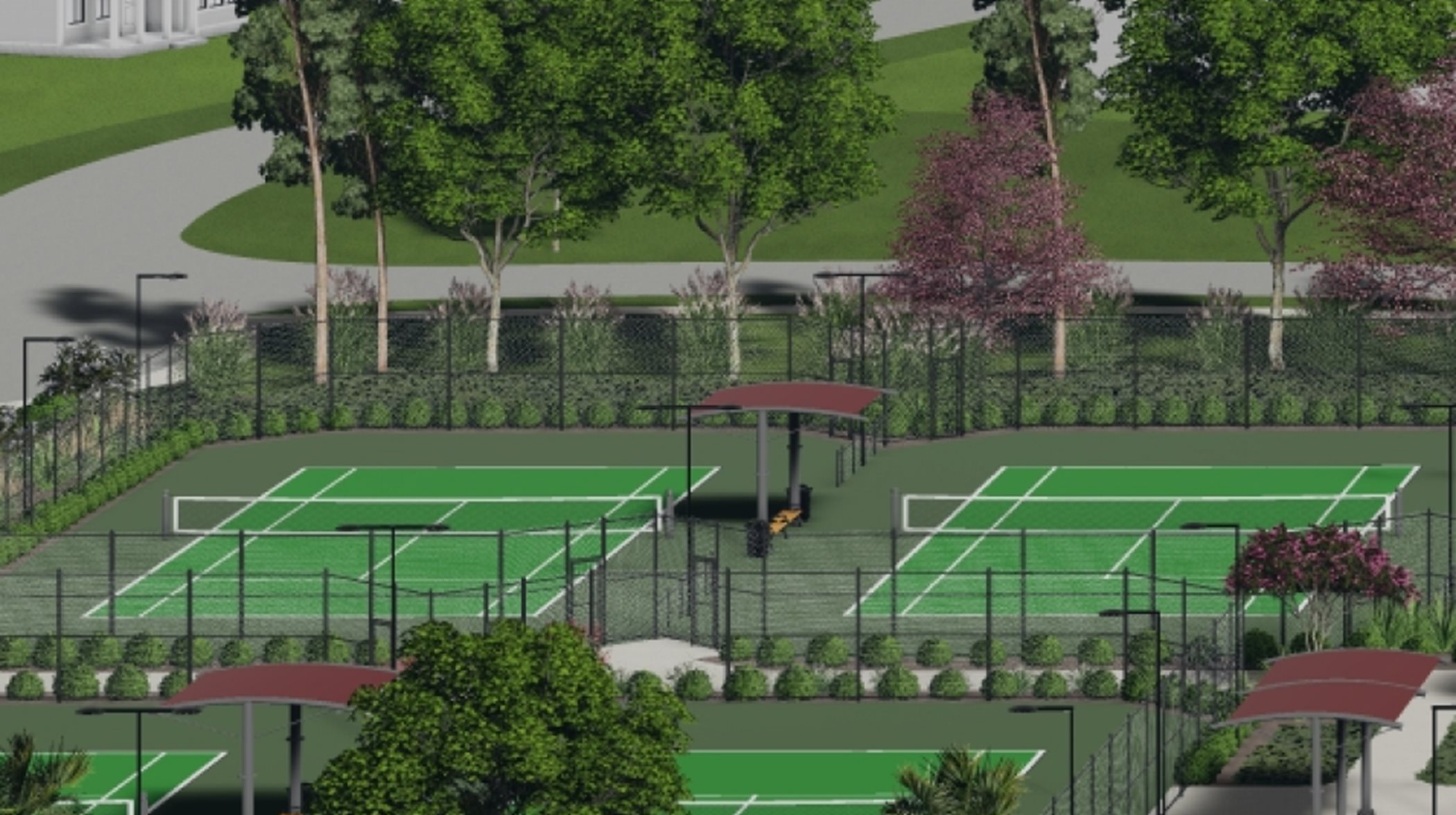 Webb's reserve tennis court