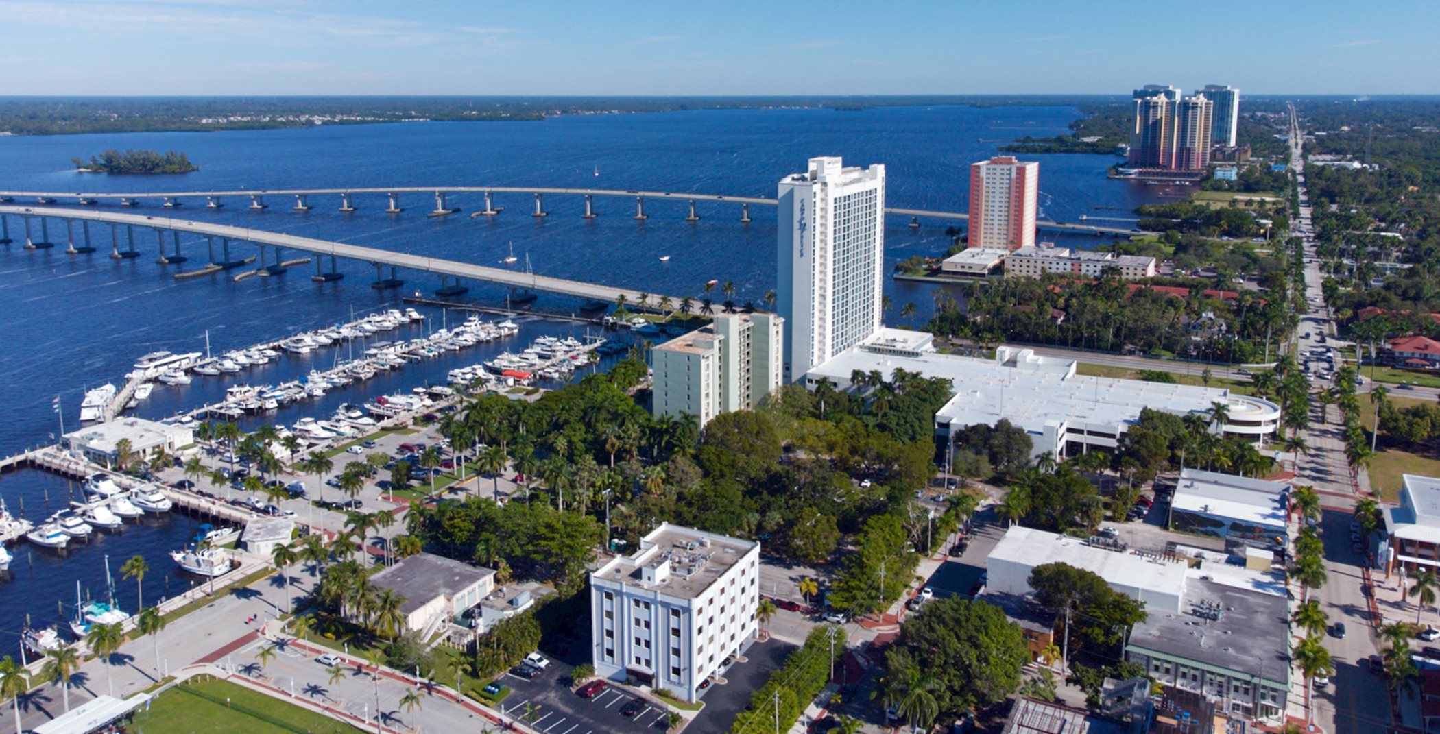 Fort Meyers aerial view
