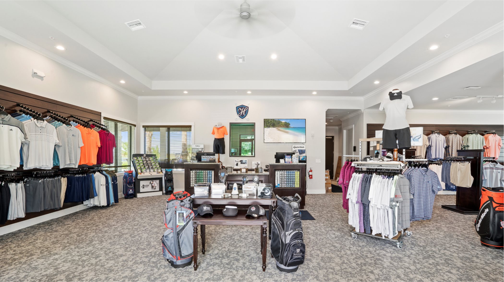 Heritage Landing Golf course pro shop interior