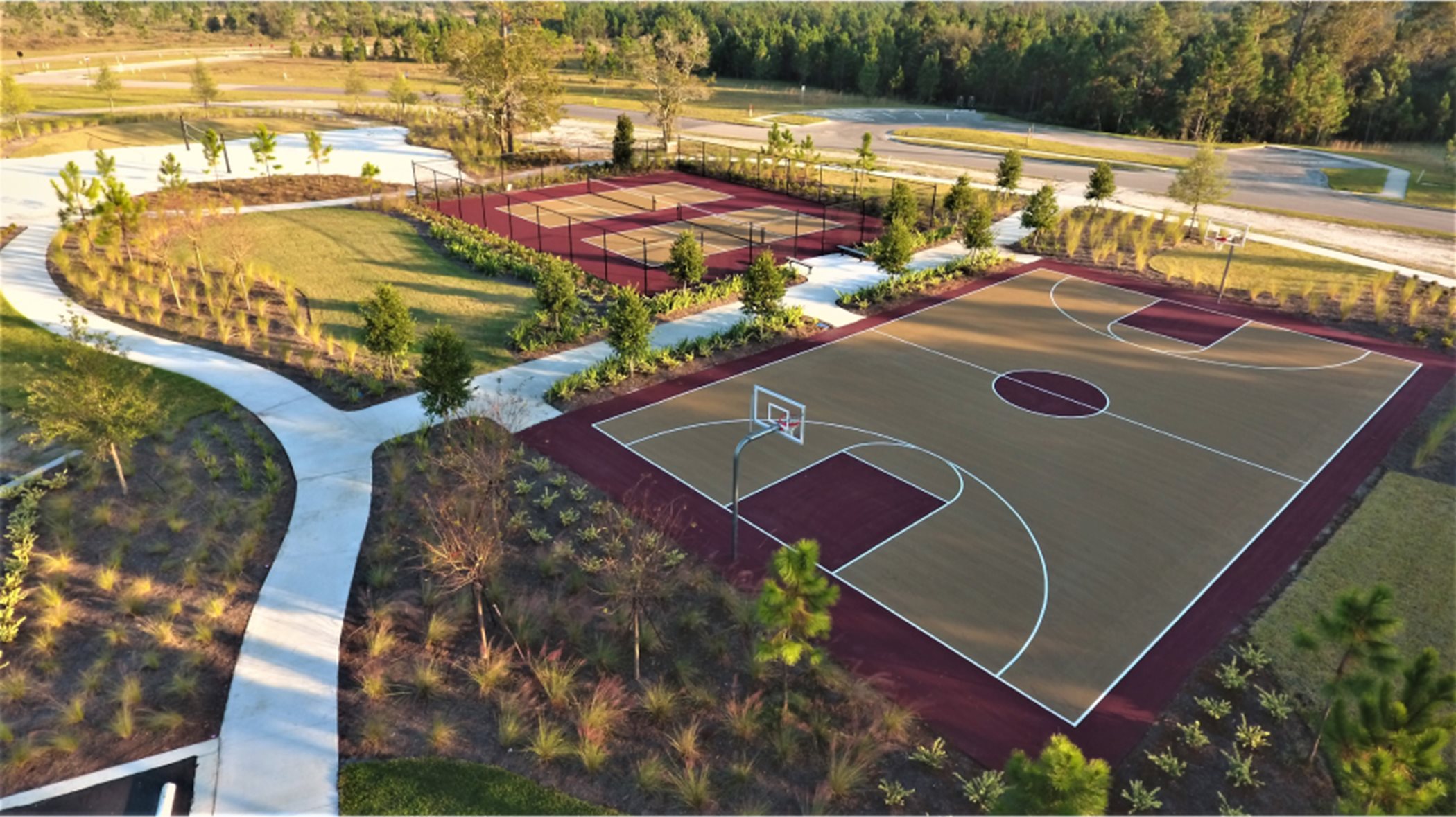 Trailmark Basketball court