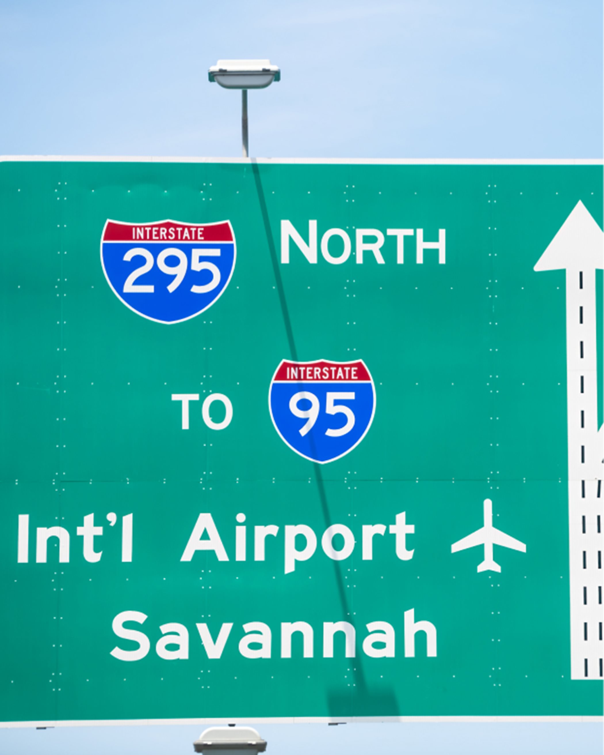 Freeway Sign for the Jacksonville Airport