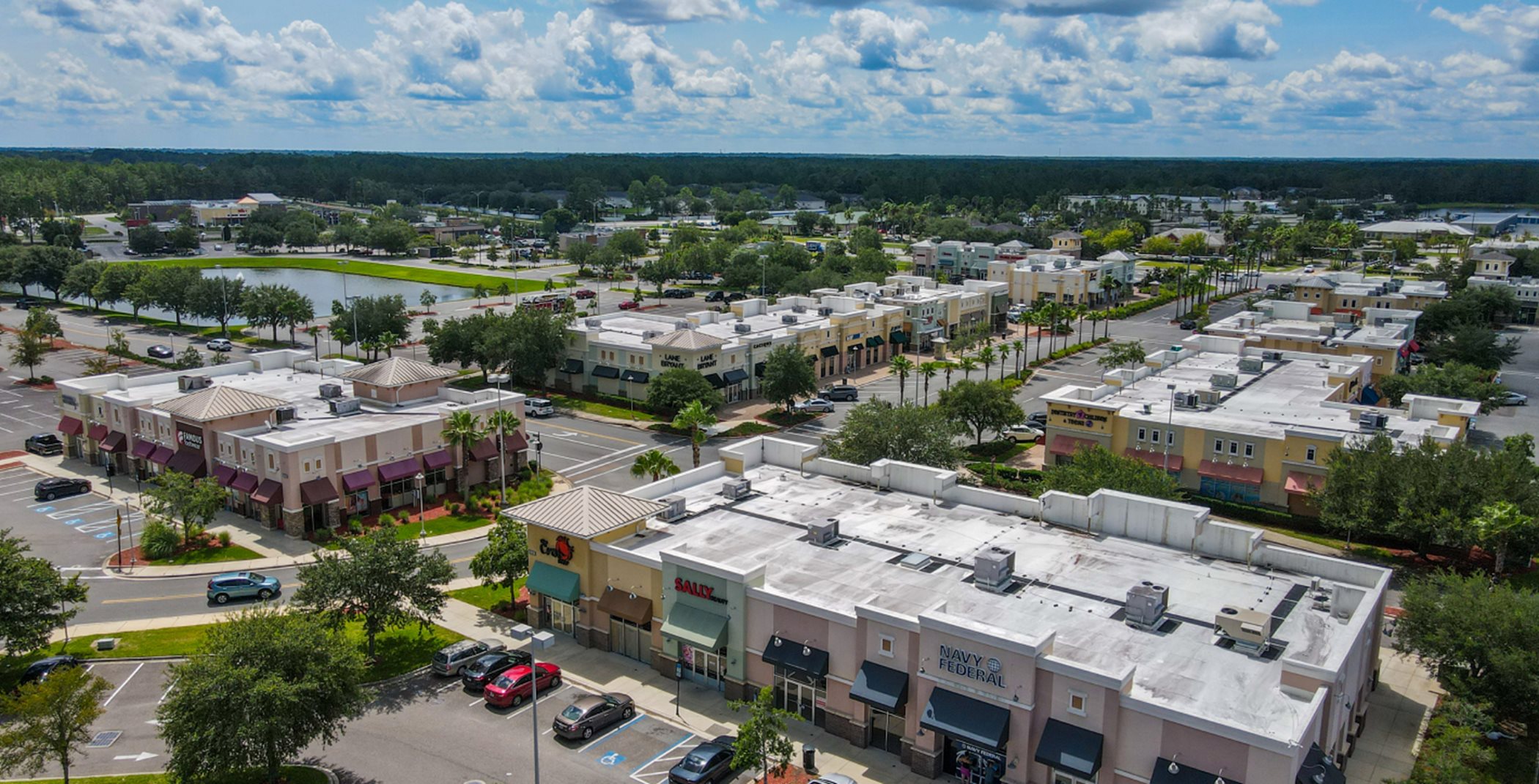 Oakleaf Town Center aerial view