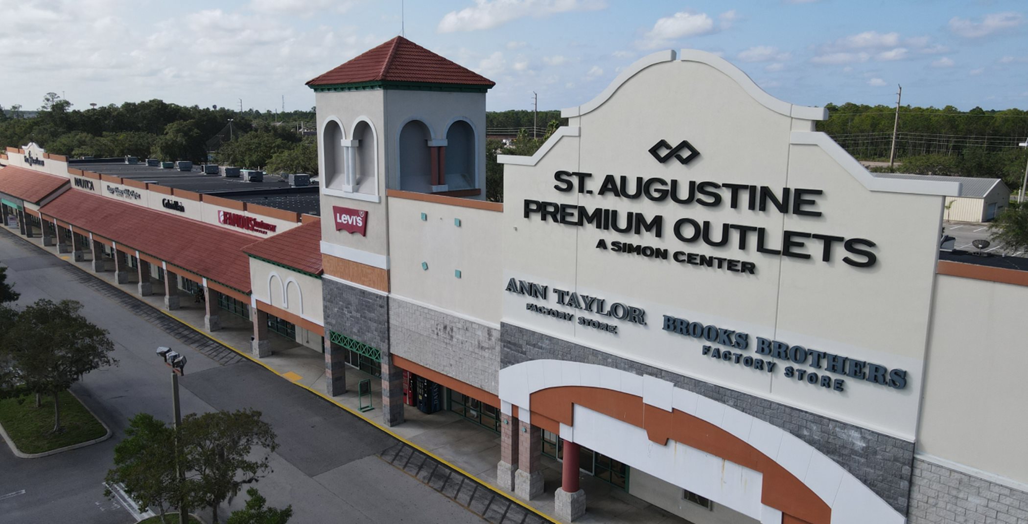 St. Augustine Outlets aerial