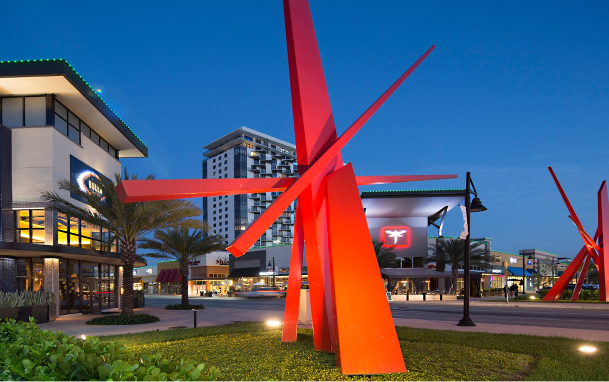 Iconic art sculpture in Doral 