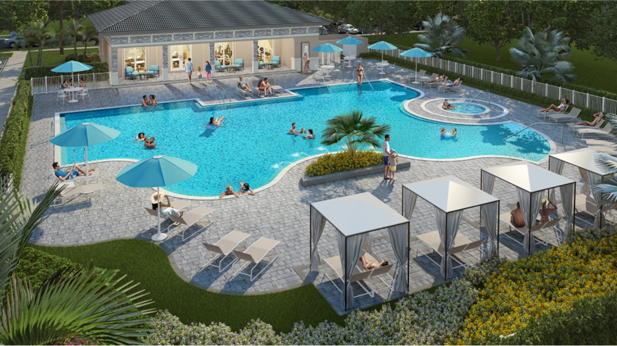 The Riviera resort-style pool
