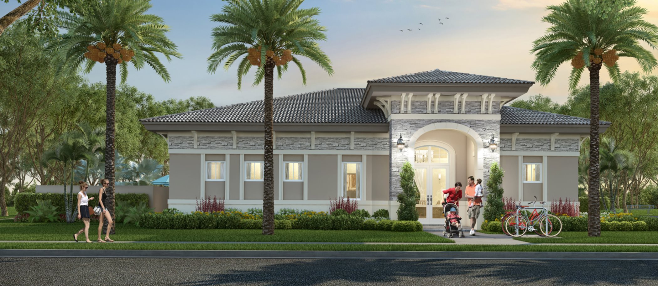 The Riviera newly designed homes easy access to Miami's downtown hub and the Florida Keys