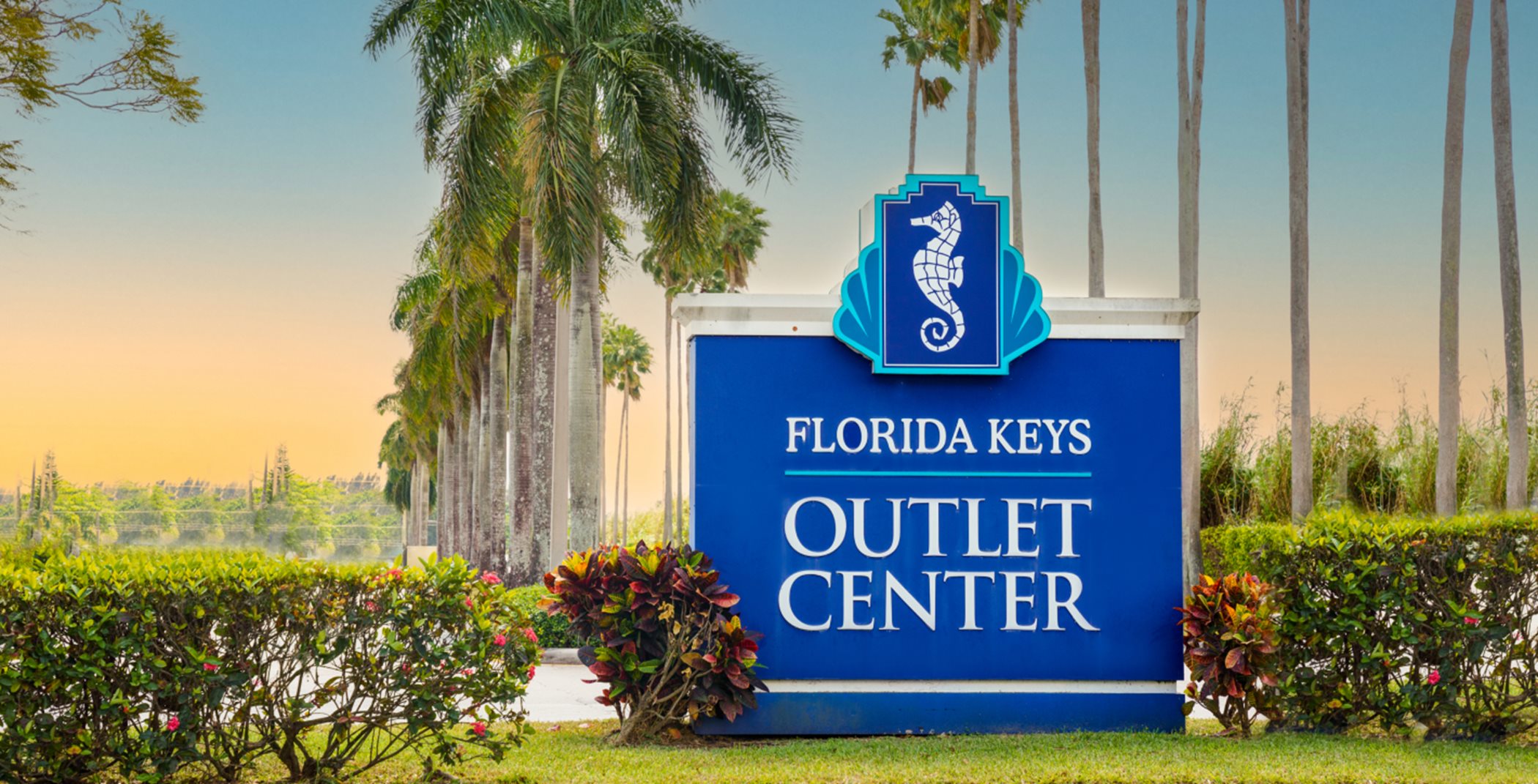 Florida Keys outlet center sign