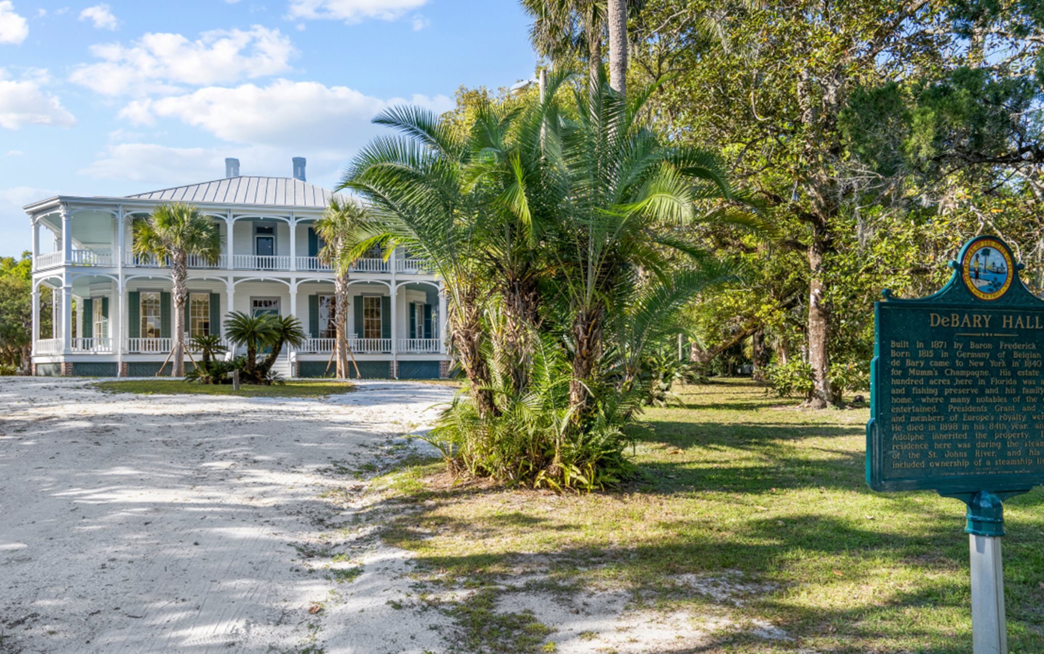 Vineland Reserve Nearby DeBary Hall Historic Site