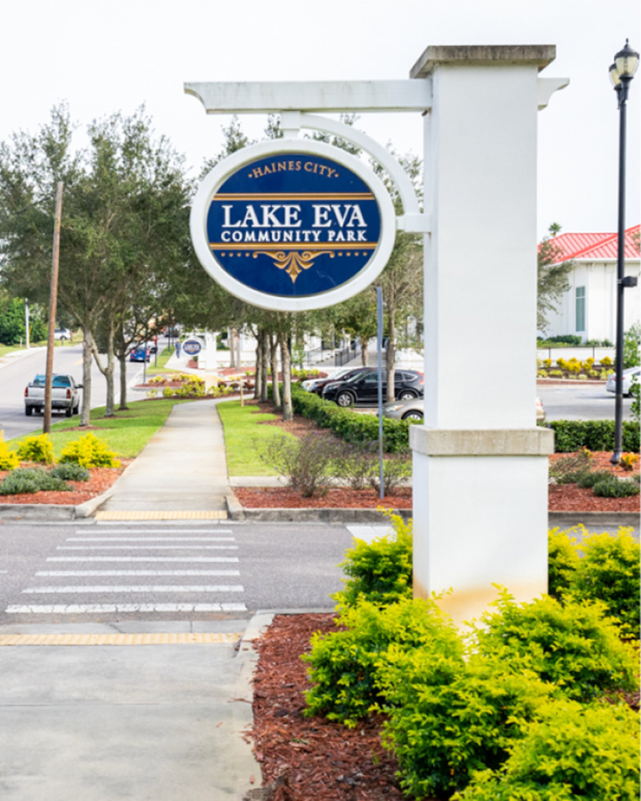 Lake Eva Community Park sign