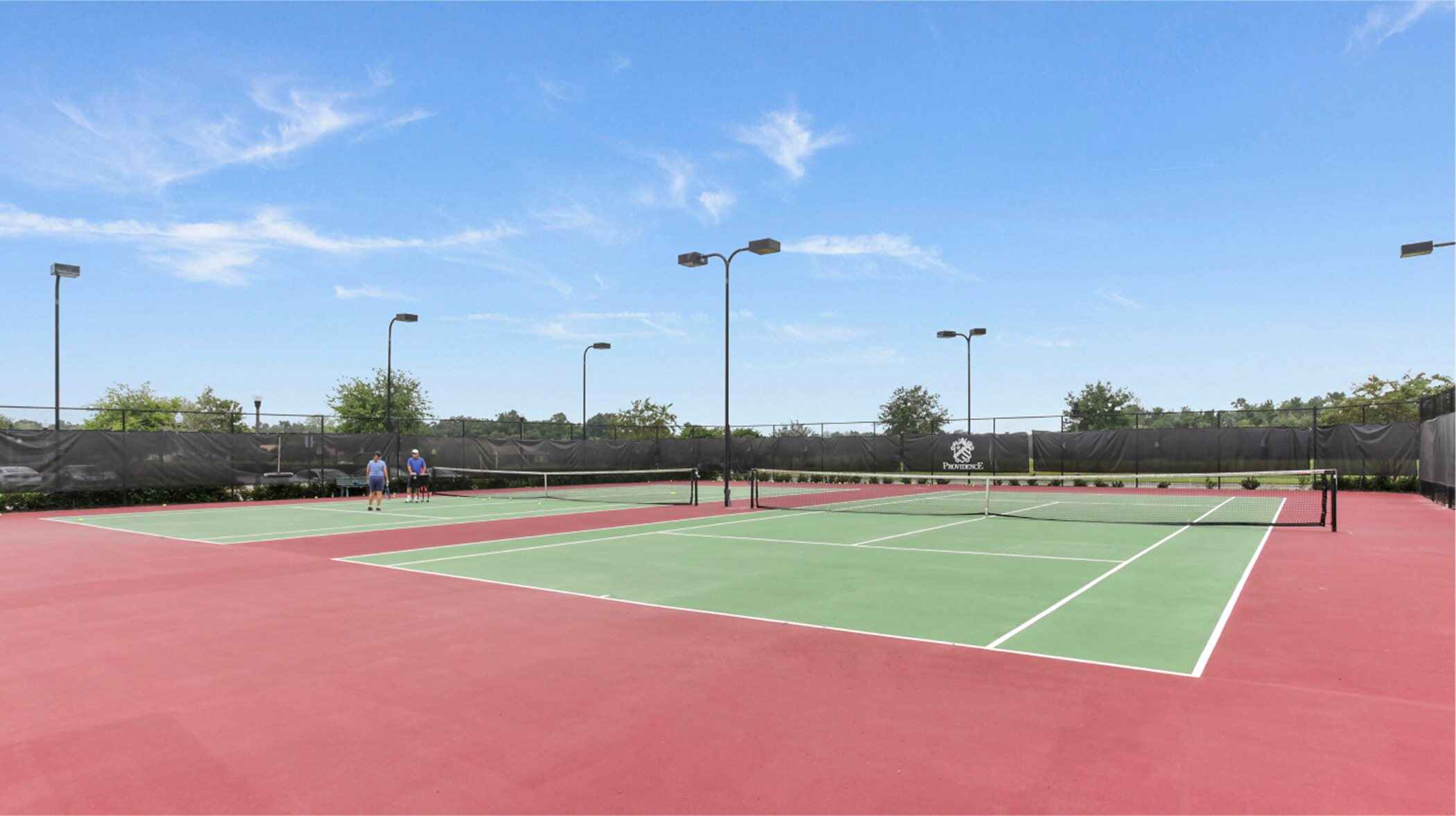 community tennis court
