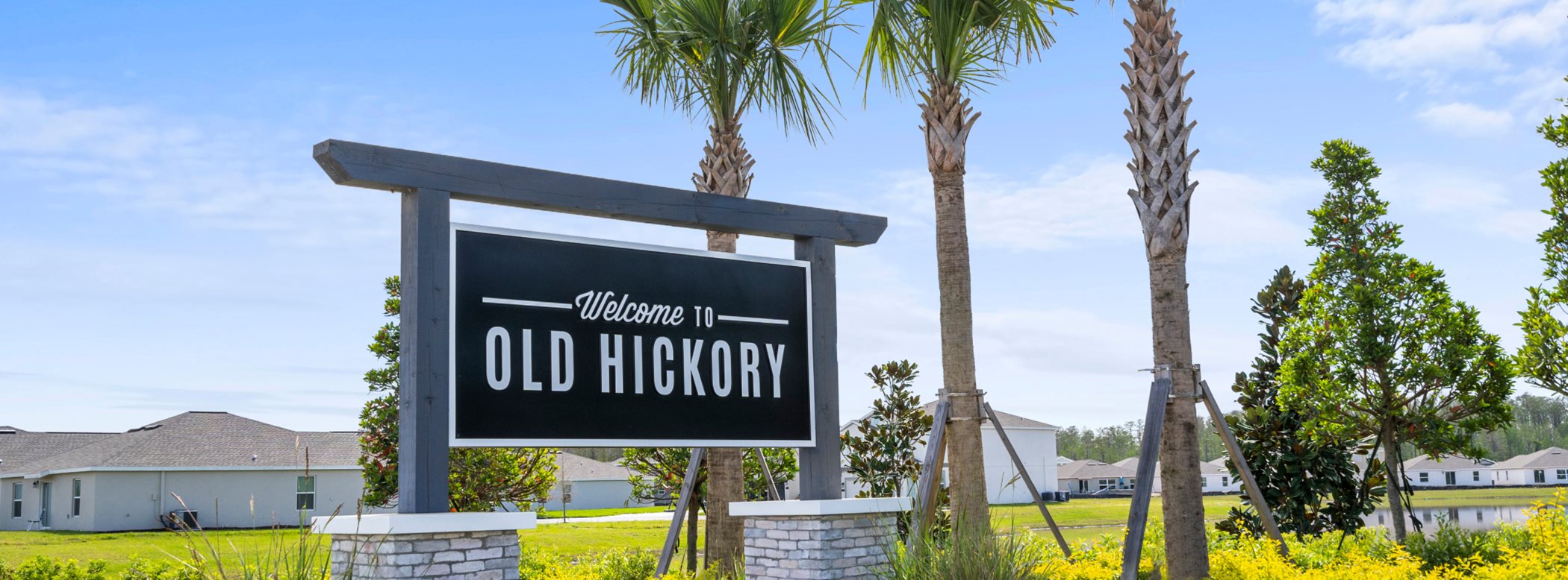 Old Hickory monument sign
