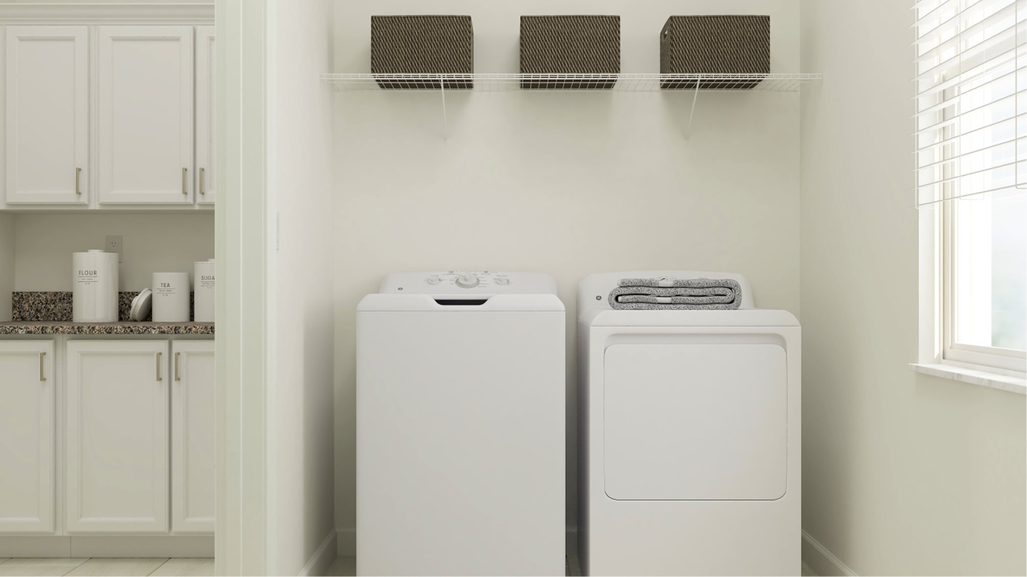Eventide laundry room