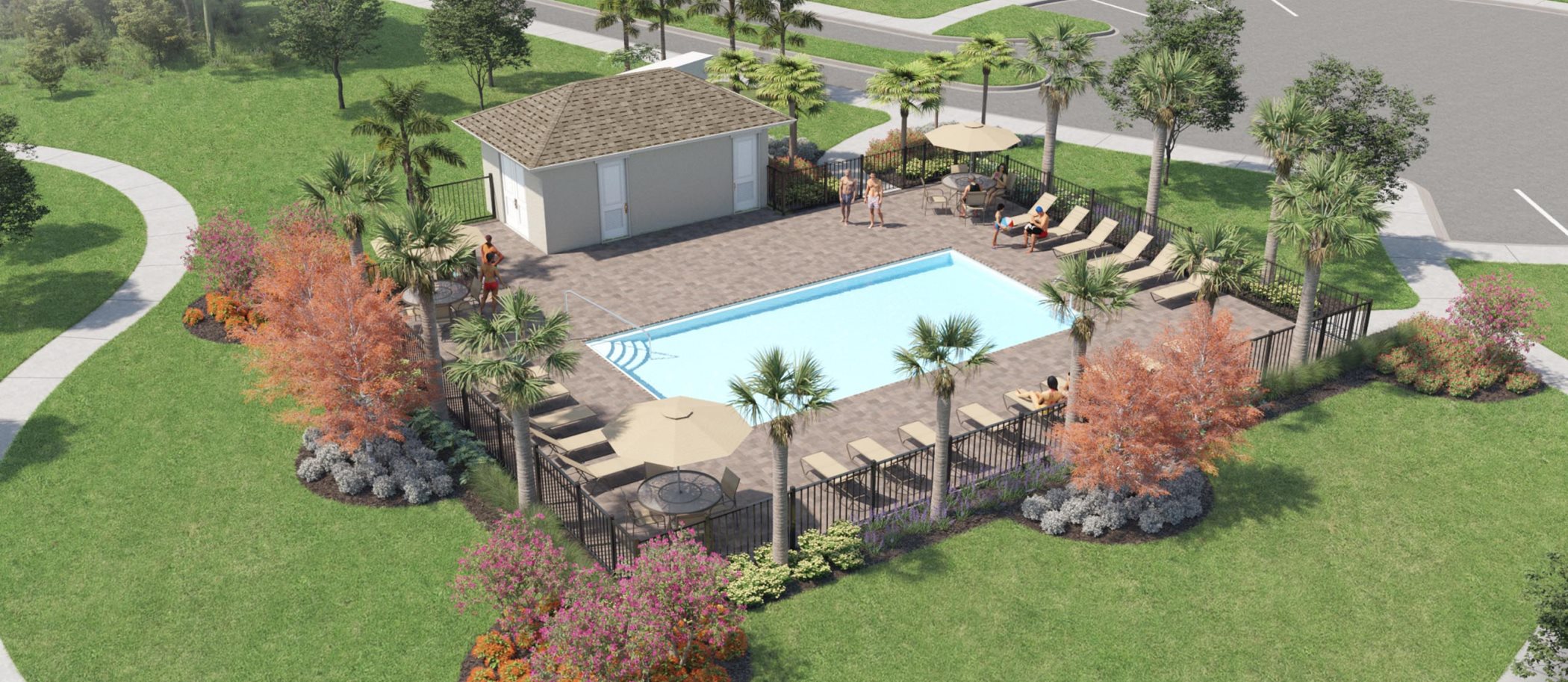 Glencove park pool rendering
