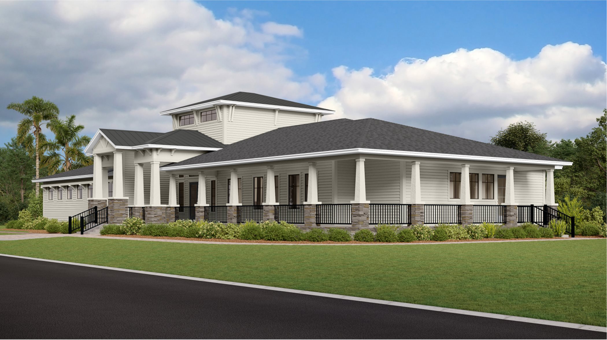Abbott Square clubhouse rendering