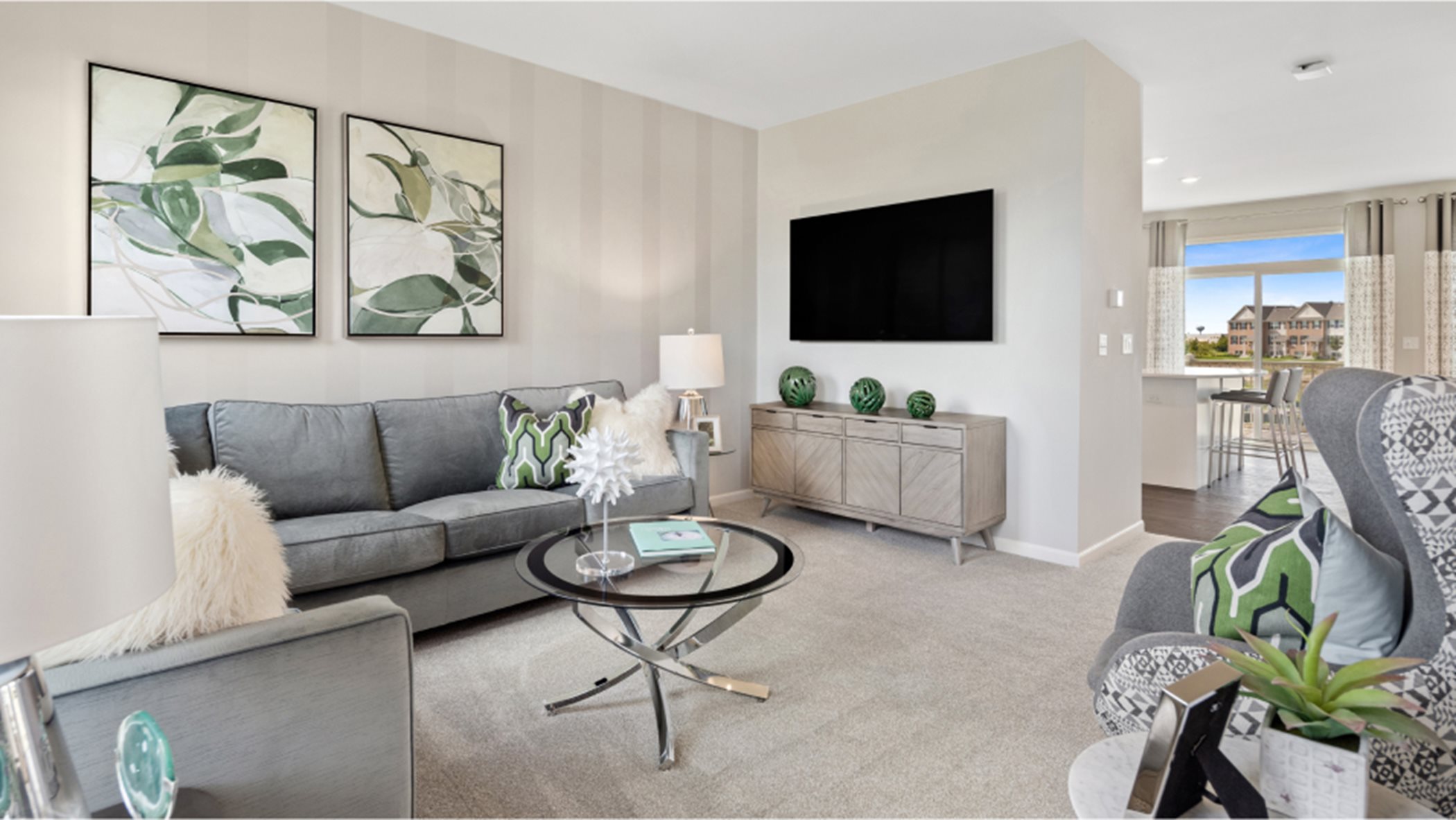 Talamore Townhomes Amherst ei Living Room