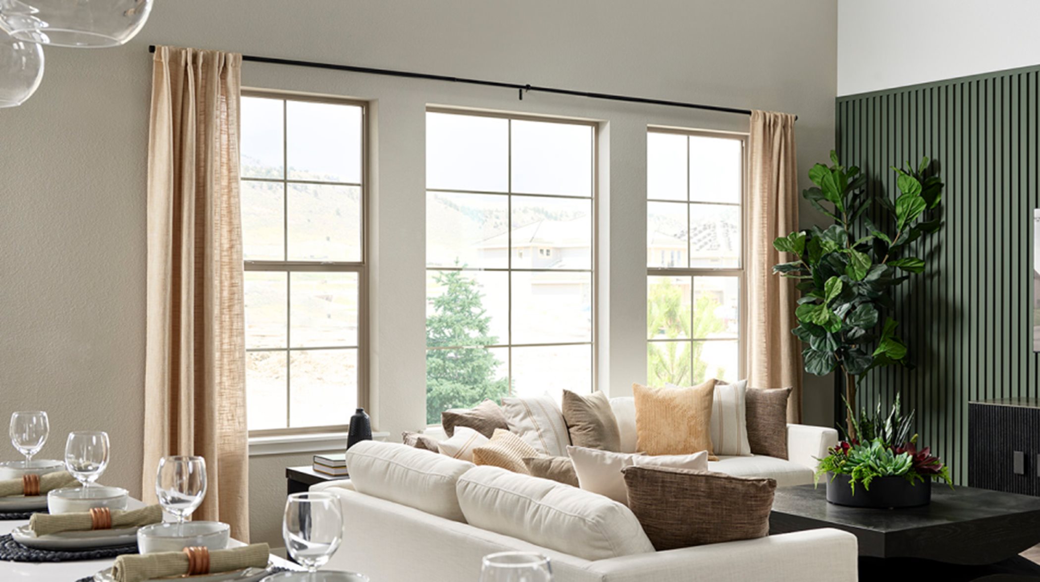 Dual-glazes windows with high performance low-E glass