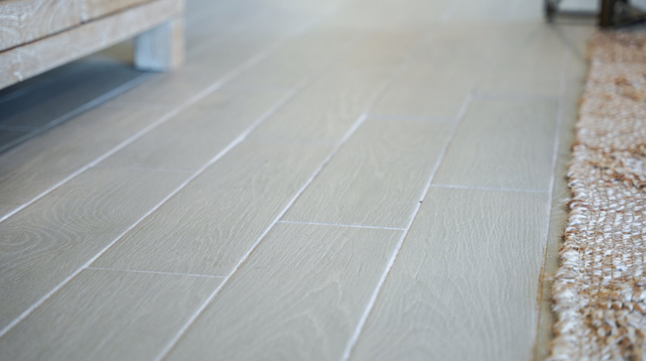 Ceramic tile flooring 