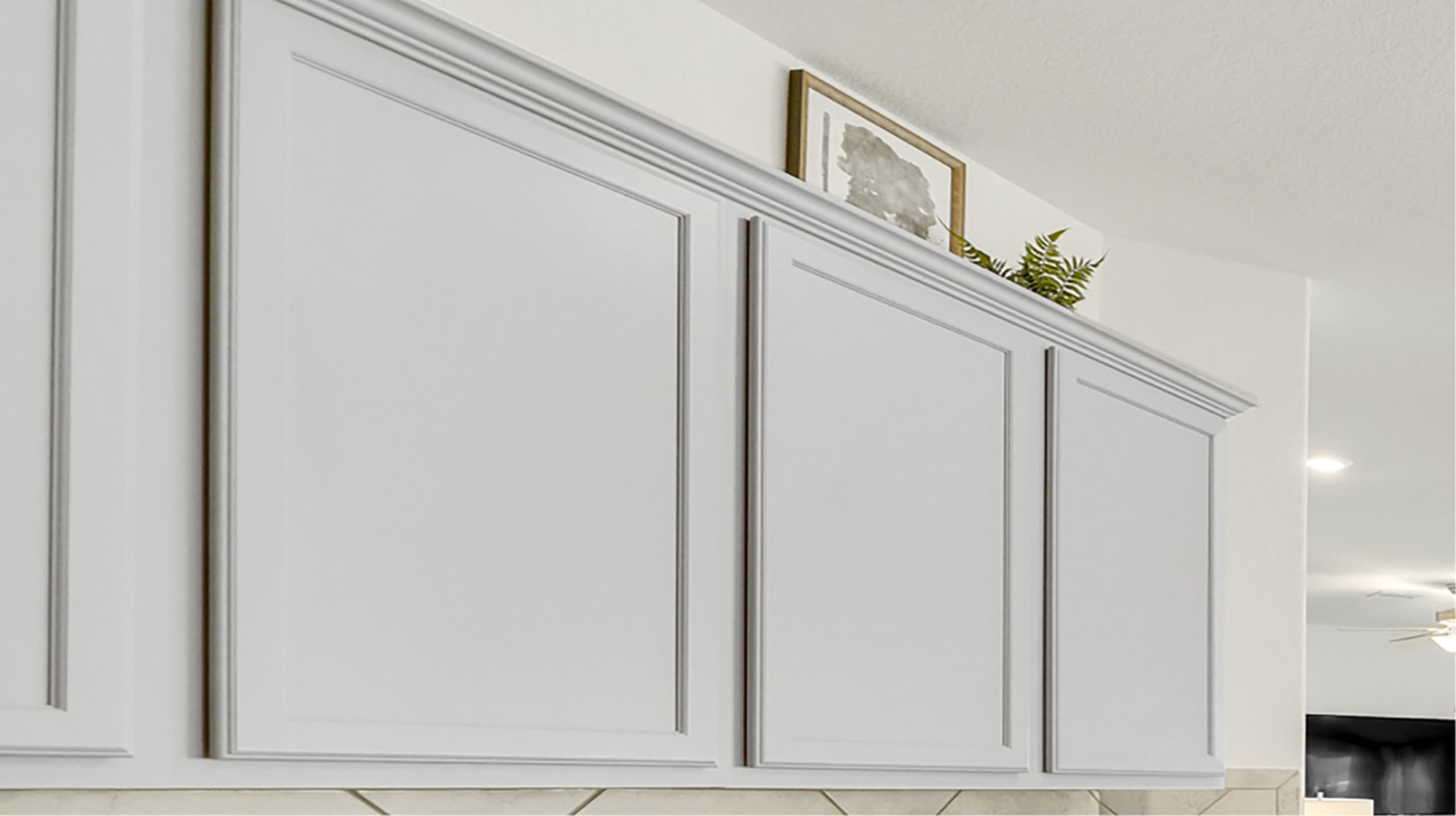 Designer-selected kitchen cabinetry
