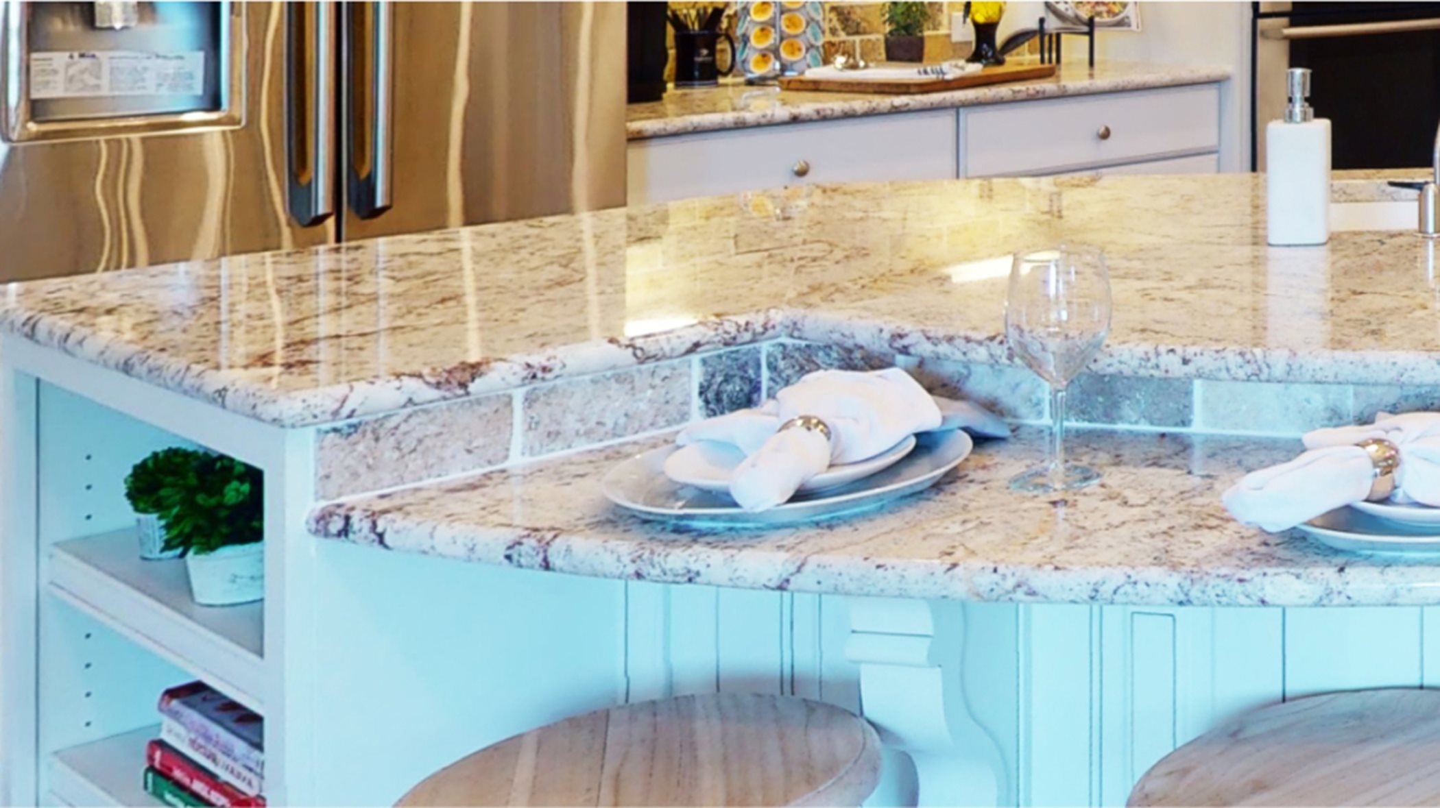 Wildwood at Northpointe Classic and Wentworth Collection Chopin countertops