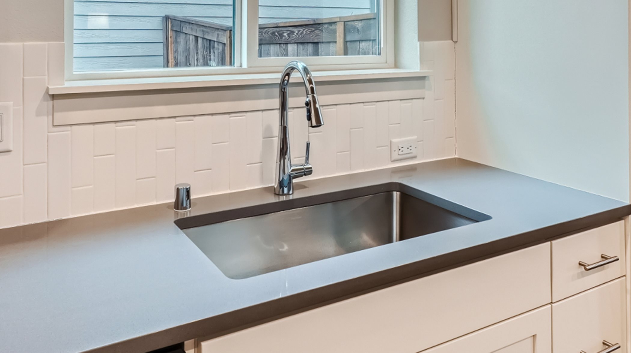 Kitchen sink and faucet