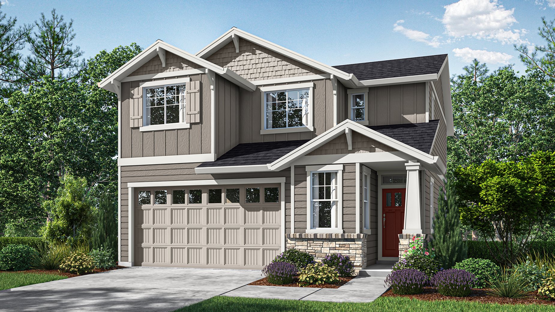 Fairview New Home Plan in The Opal Collection at Baker