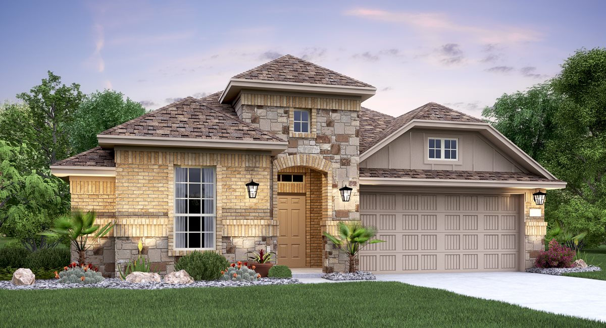Jasper New Home Plan in Brookstone II Collection at Enclave at Estancia ...