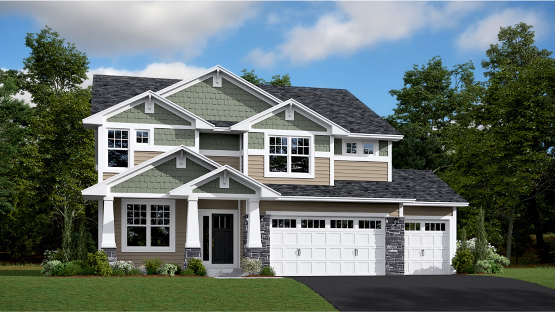 Washburn New Home Plan in Landmark Collection at Summerlyn
