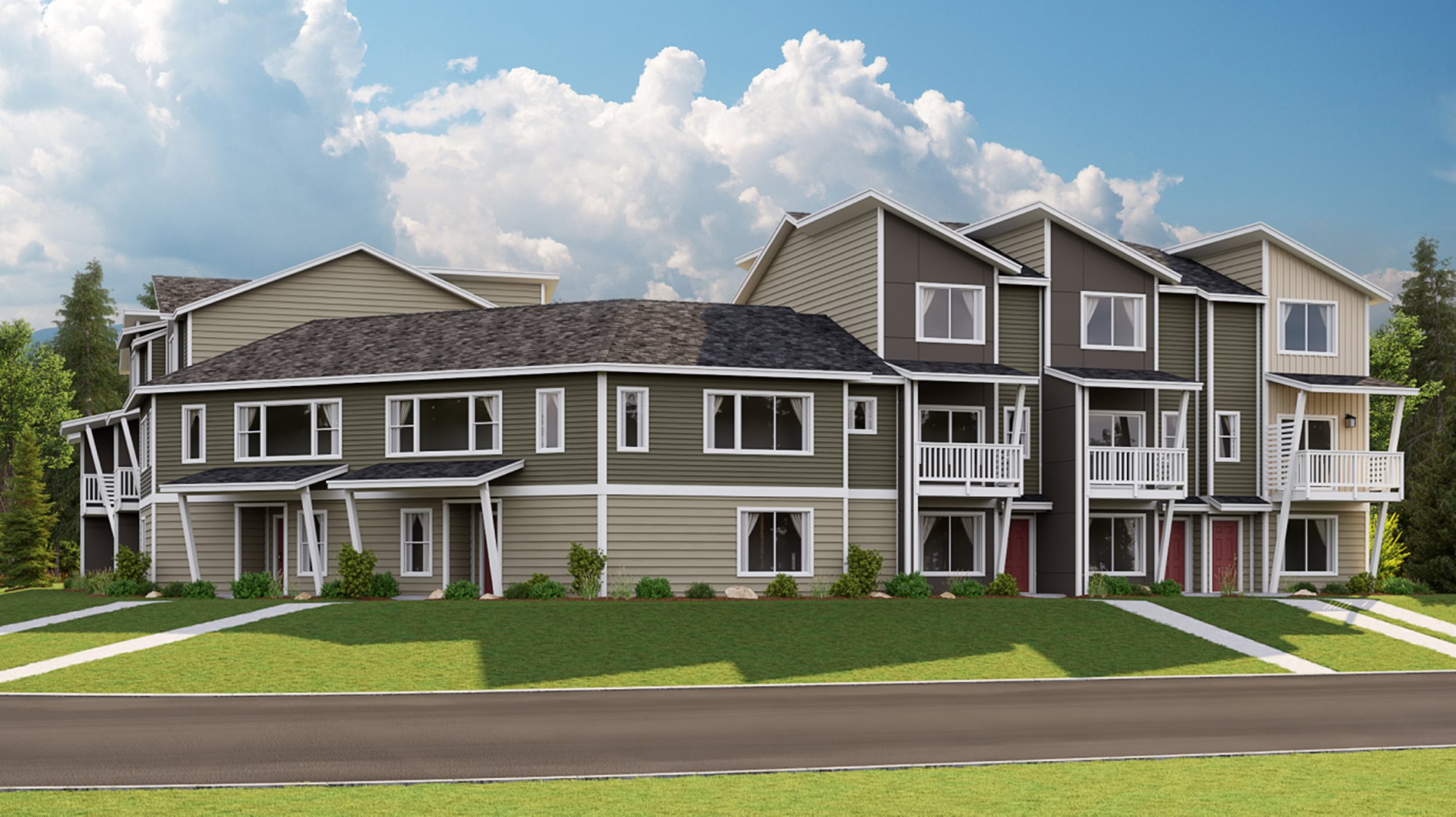 Image of townhomes