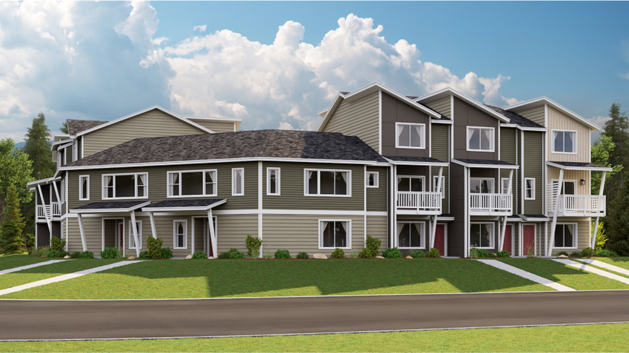 Emerald Pointe Townhomes Ellen Traditional