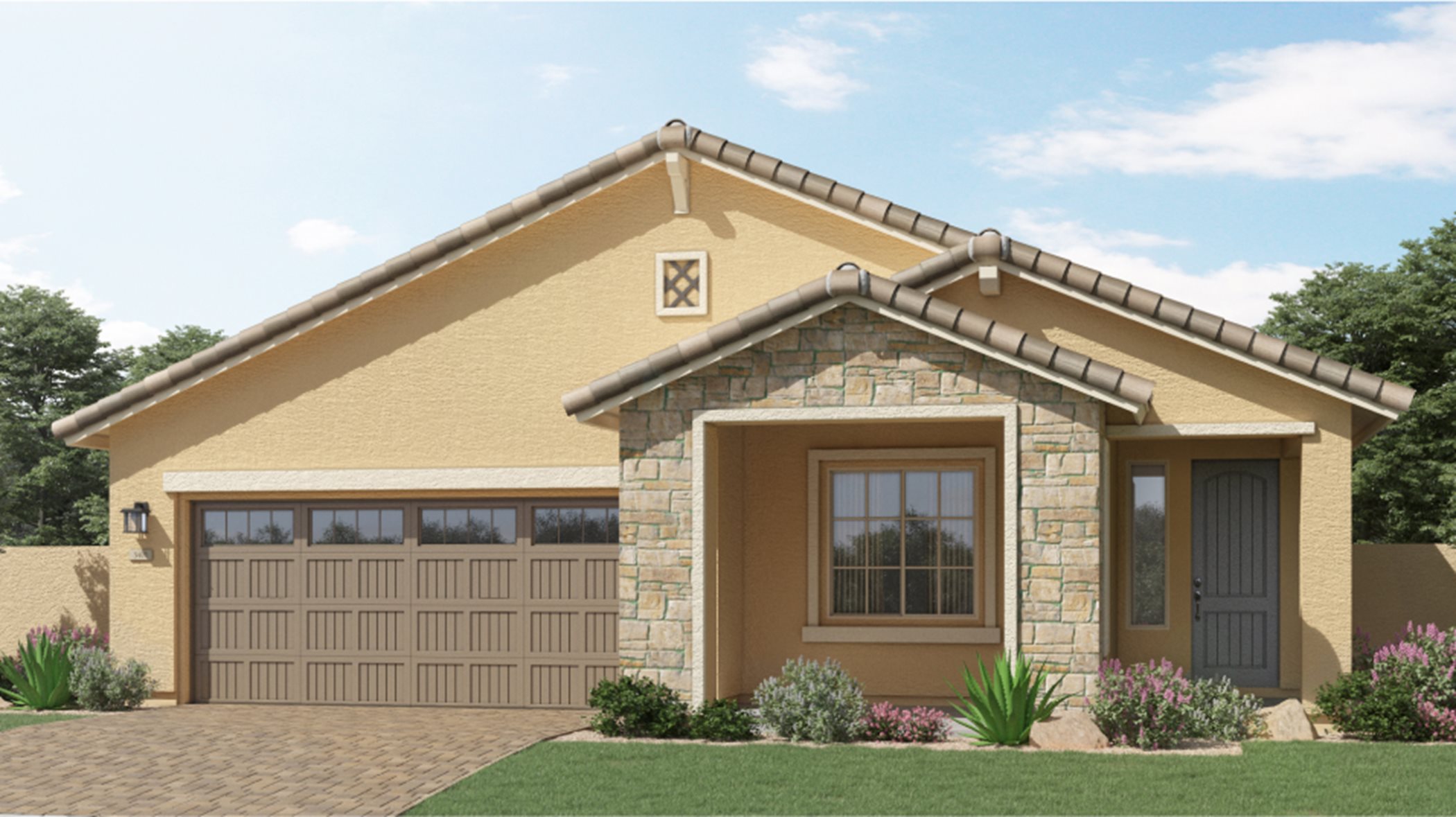 Adobe Ranch home rendering