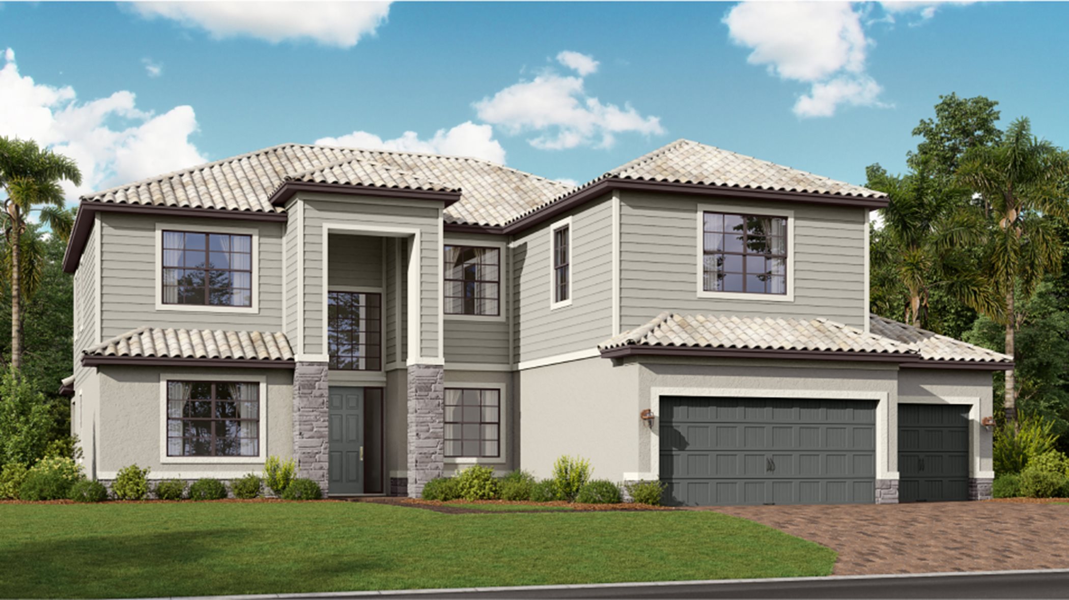 Lorraine Lakes Estate Homes National Elevation FS