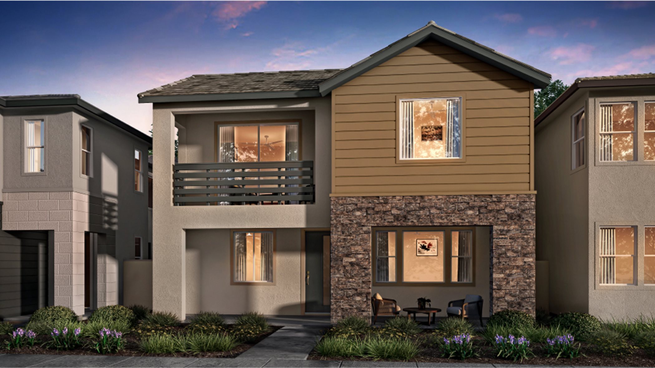 Great Park Neighborhoods Adagio II at Rise Residence 3 AbstractTraditional