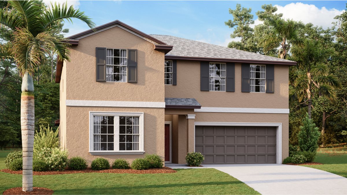 Trenton New Home Plan in The Estates at Riverstone Lennar