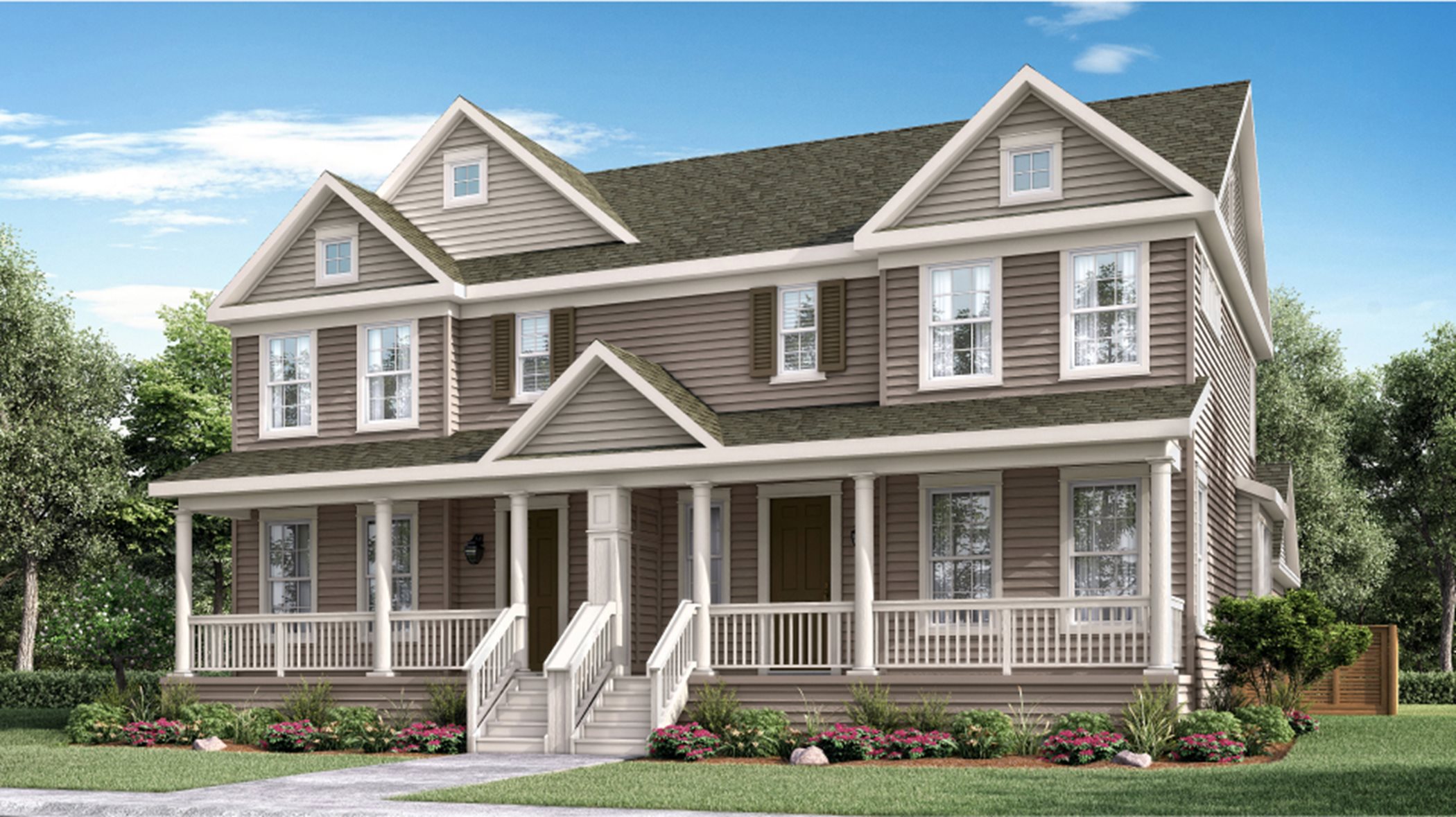 Compass Paired Homes Colonial