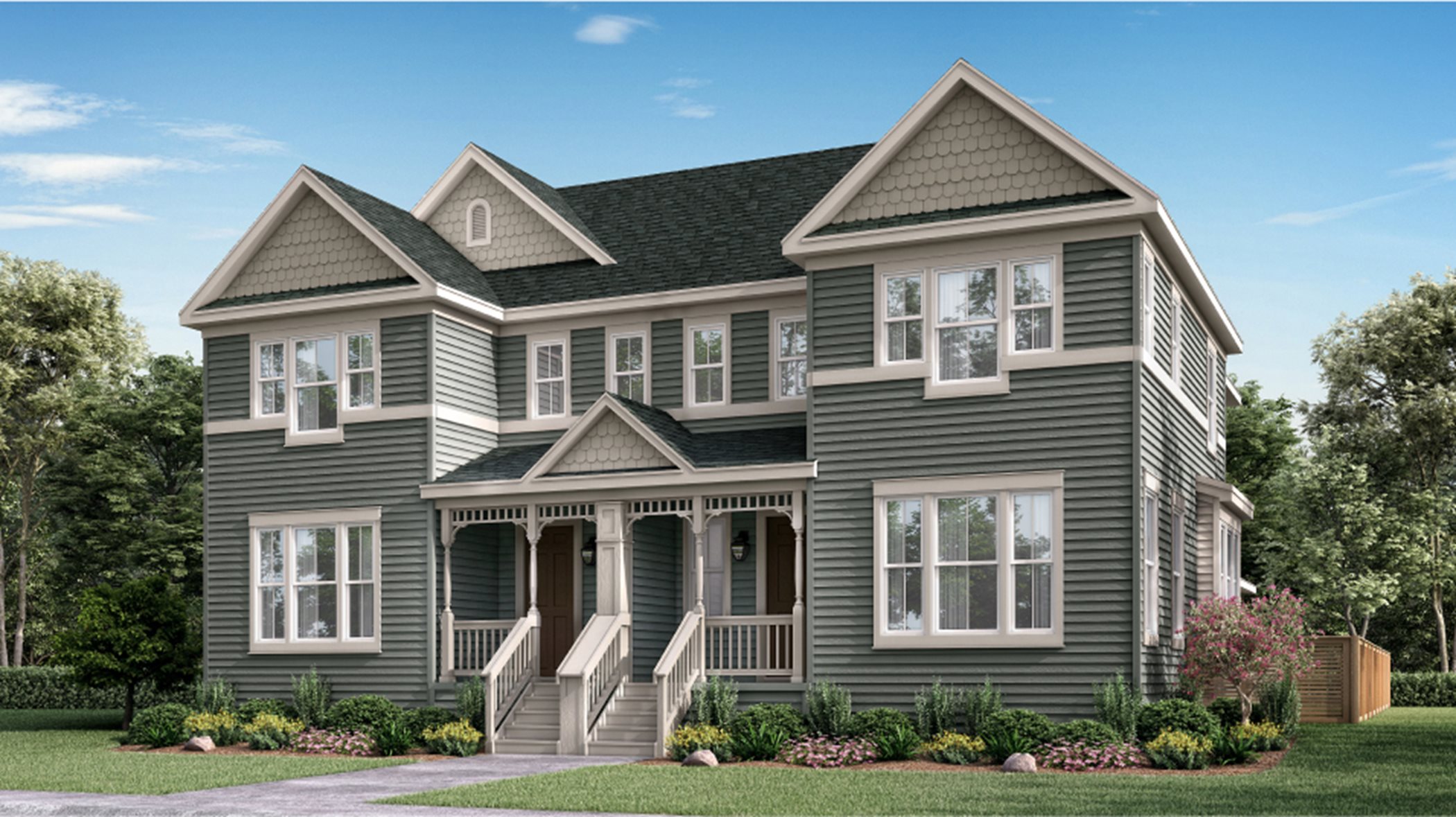 Compass Paired Homes Vibrant- Right Colonial