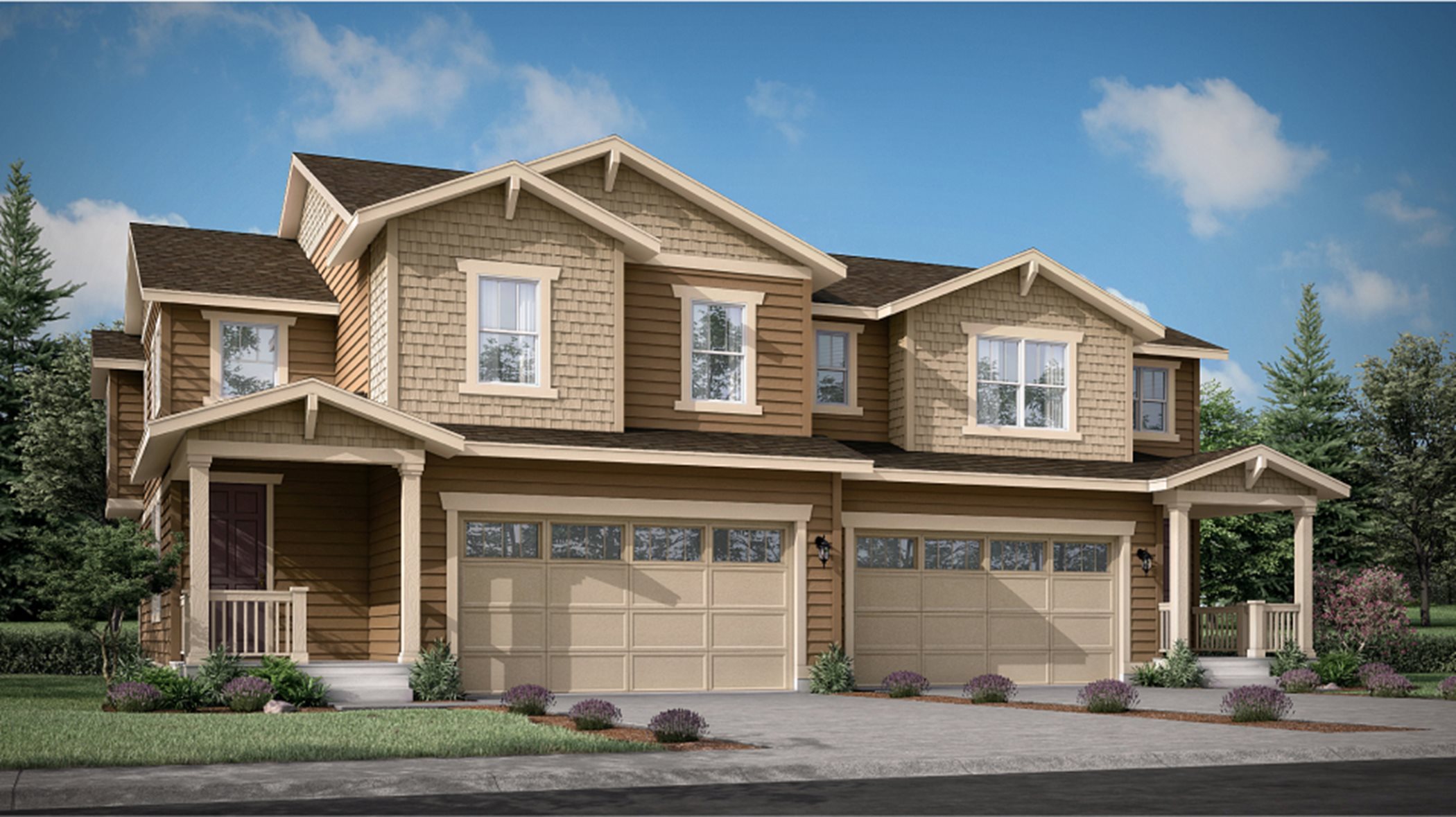 Buffalo Highlands Paired Homes Meridian Exterior A