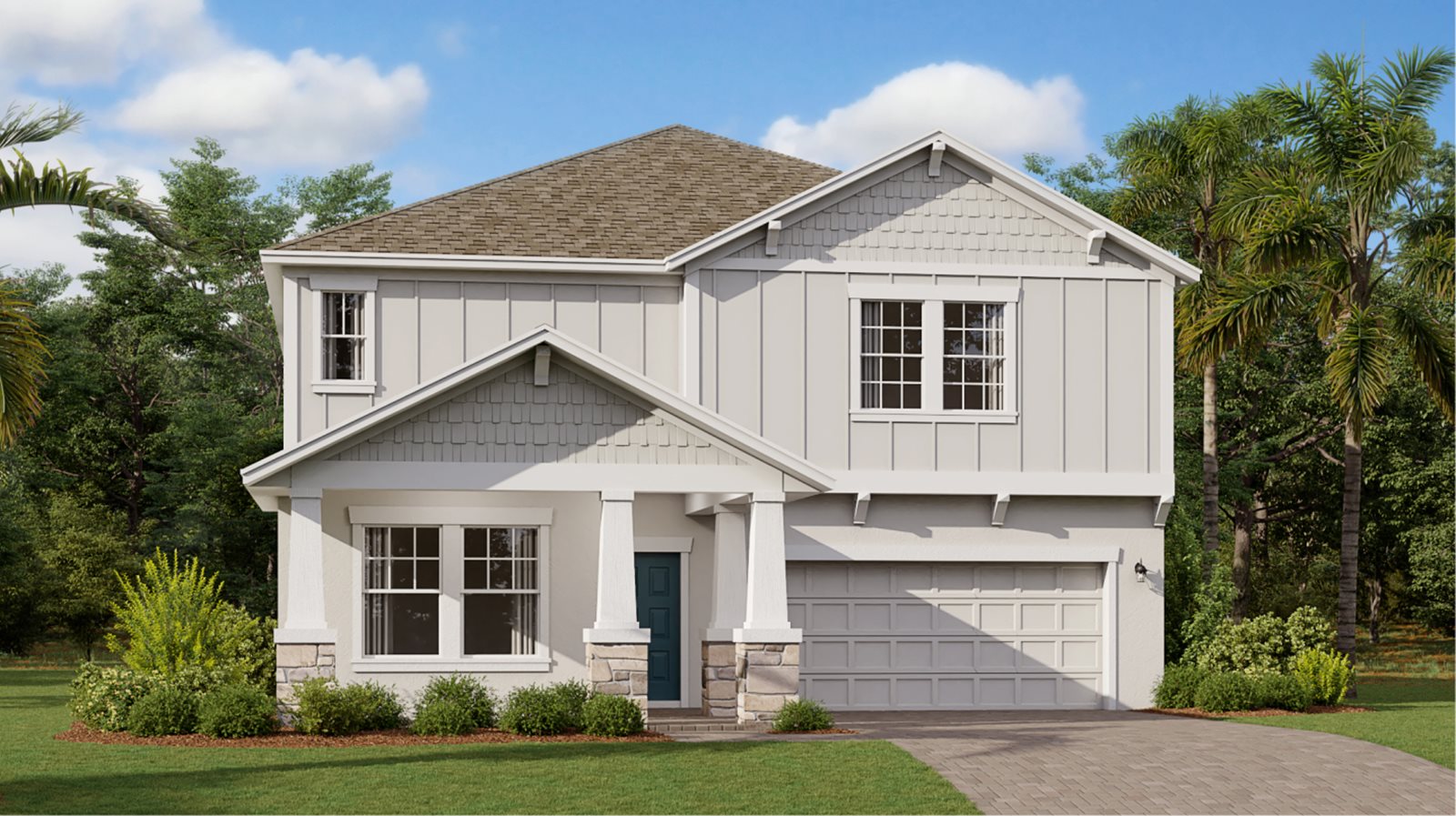 Peabody New Home Plan in Executive Collection at Trinity Lakes | Lennar