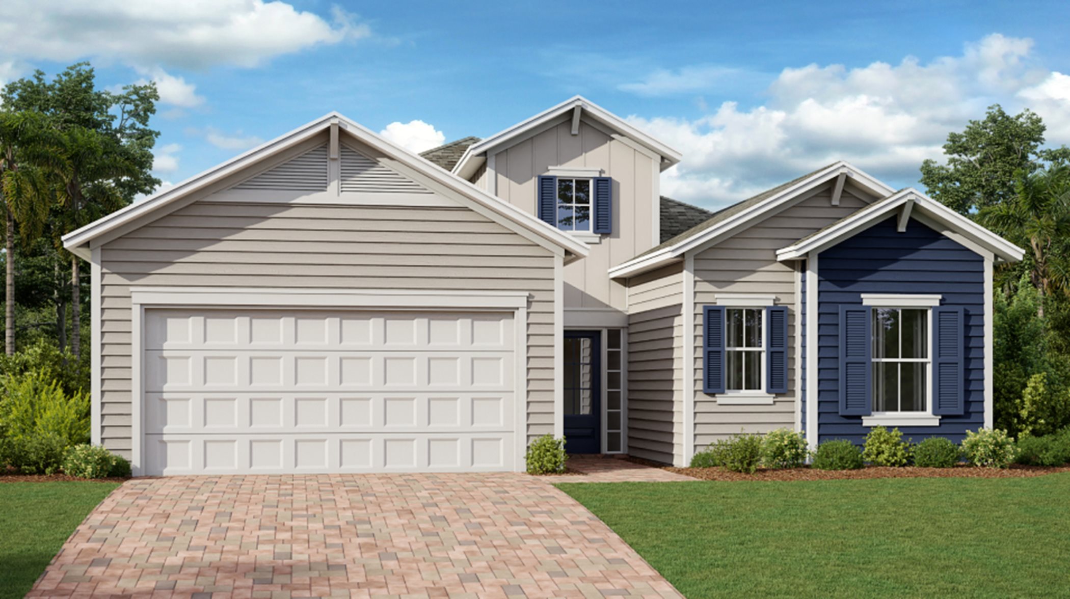 Live-work-learn coastal-inspired exterior