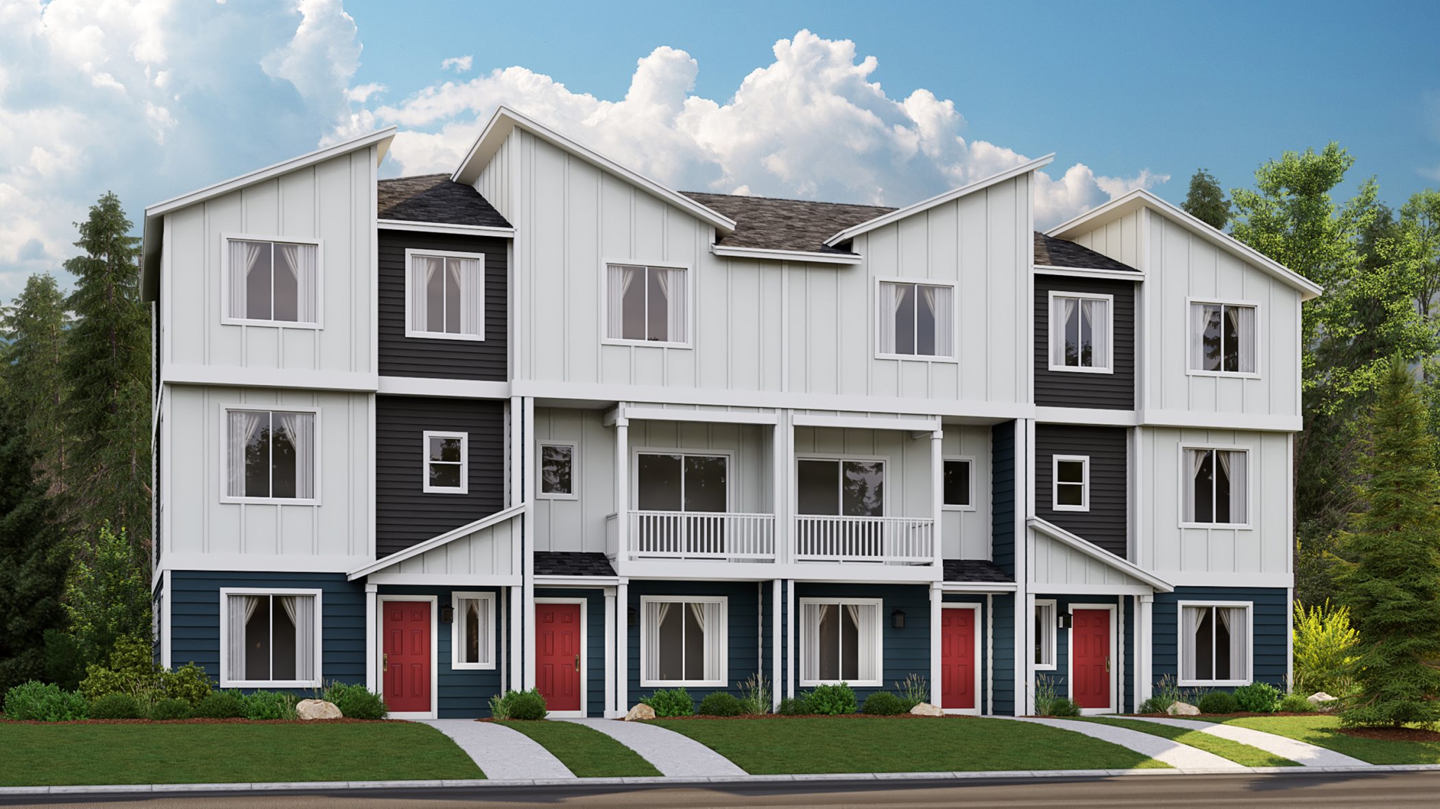 Village Green Townhomes - Aster Exterior