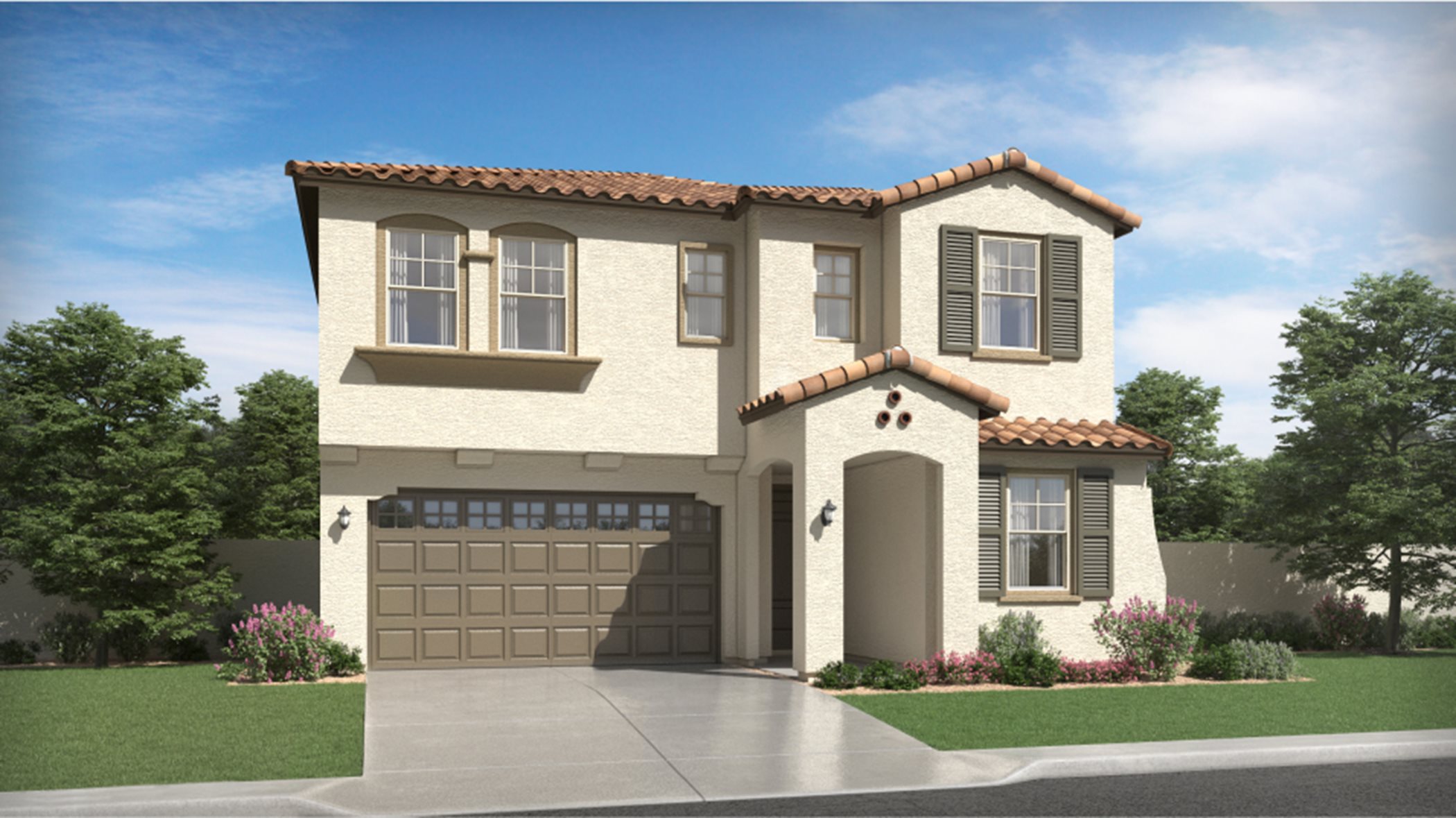 Spanish Colonial Exterior for Plan 3526
