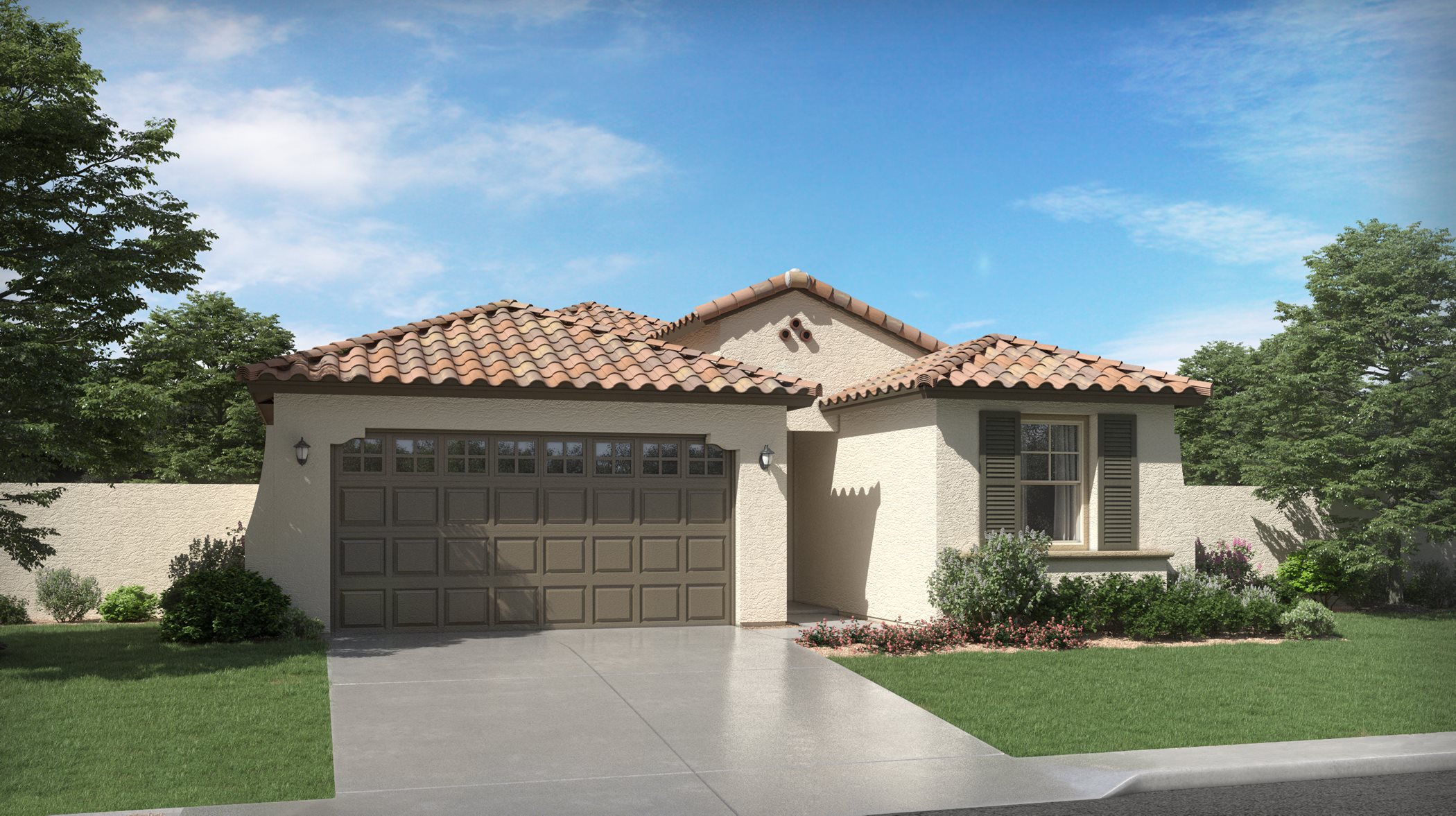Spanish Colonial Exterior for Plan 3575