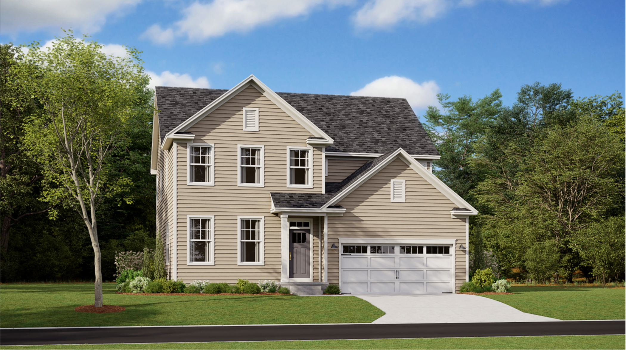 Providence classic exterior rendering